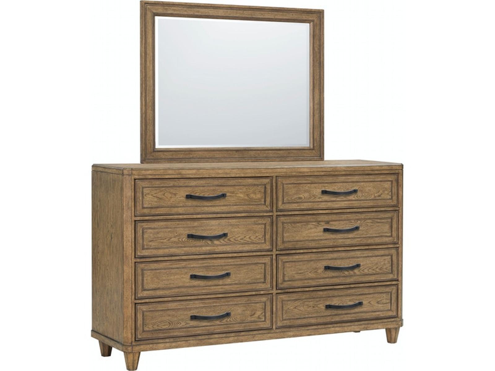 Pulaski Furniture Anthology Landscape Mirror in Medium Wood - Luxury Home Furniture (MI)