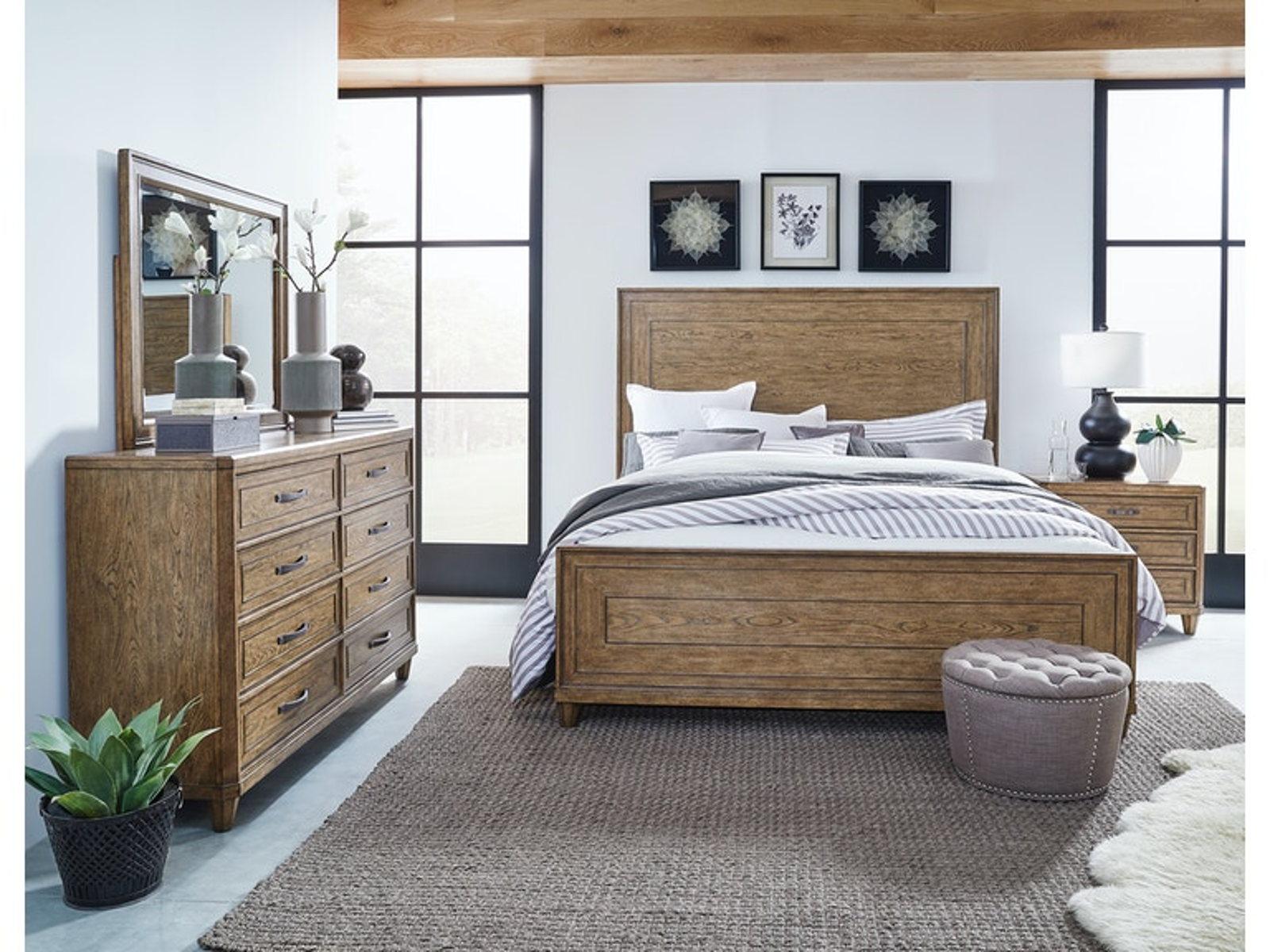 Pulaski Furniture Anthology Nightstand in Medium Wood - Luxury Home Furniture (MI)