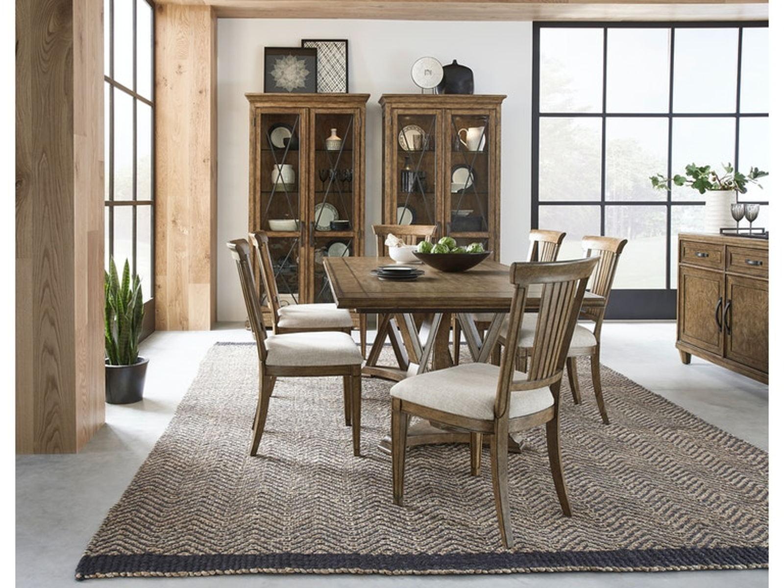 Pulaski Furniture Anthology Curio China in Medium Wood - Luxury Home Furniture (MI)