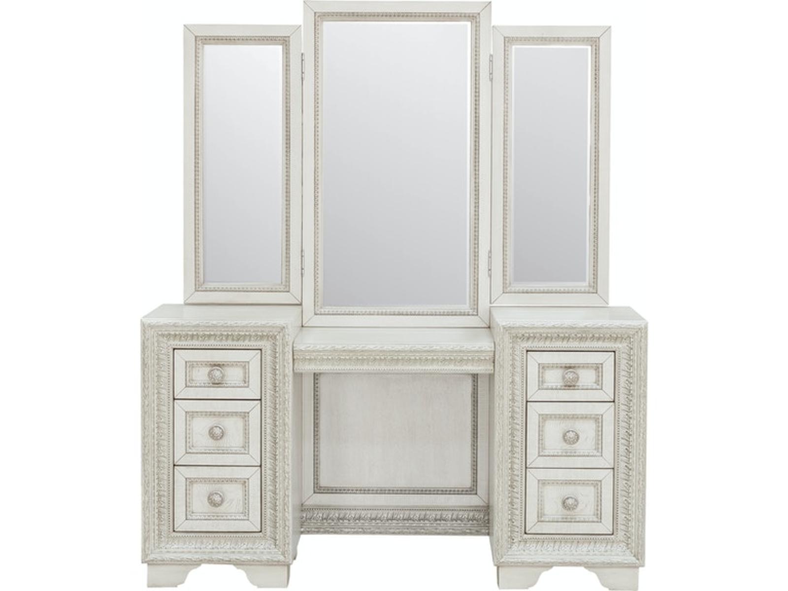 Pulaski Furniture Camila Vanity Mirror in Light Wood