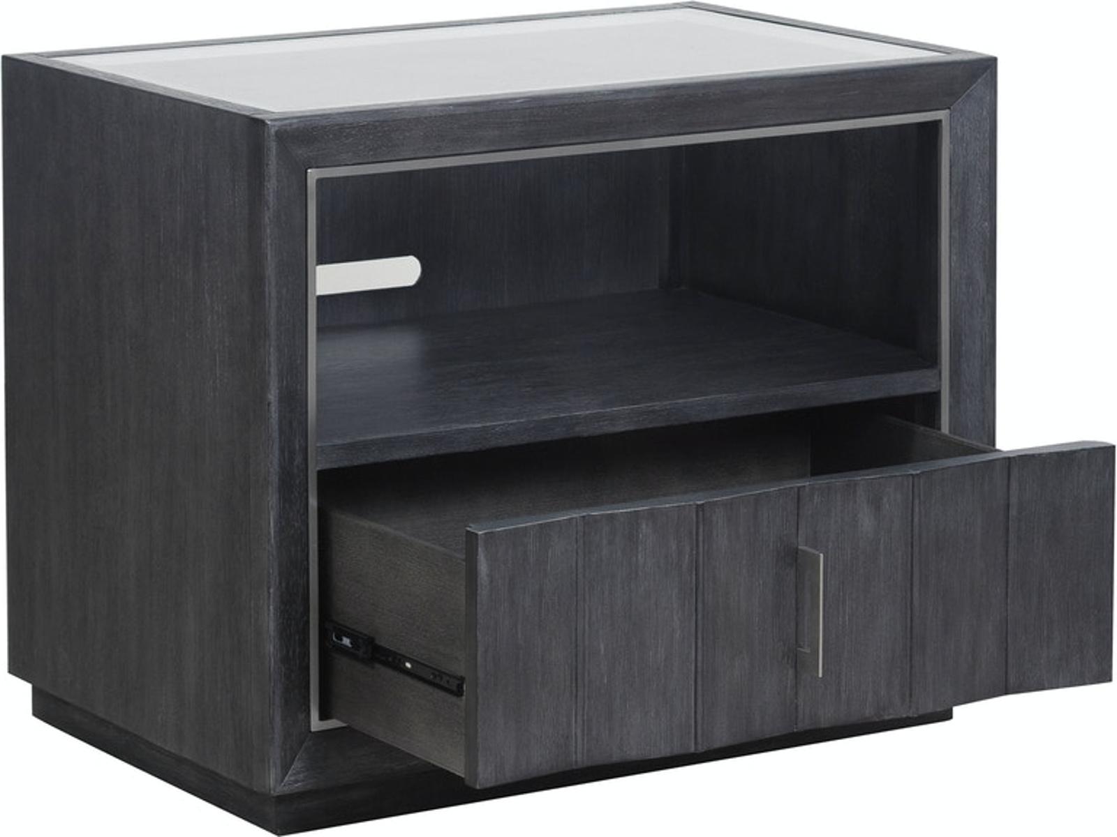 Pulaski Furniture Echo Bachelor's Chest in Galaxy Black - Luxury Home Furniture (MI)