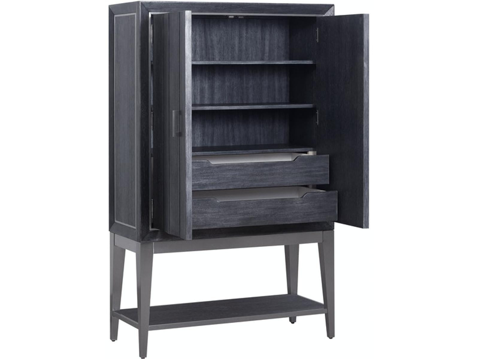 Pulaski Furniture Echo Door Chest in Galaxy Black