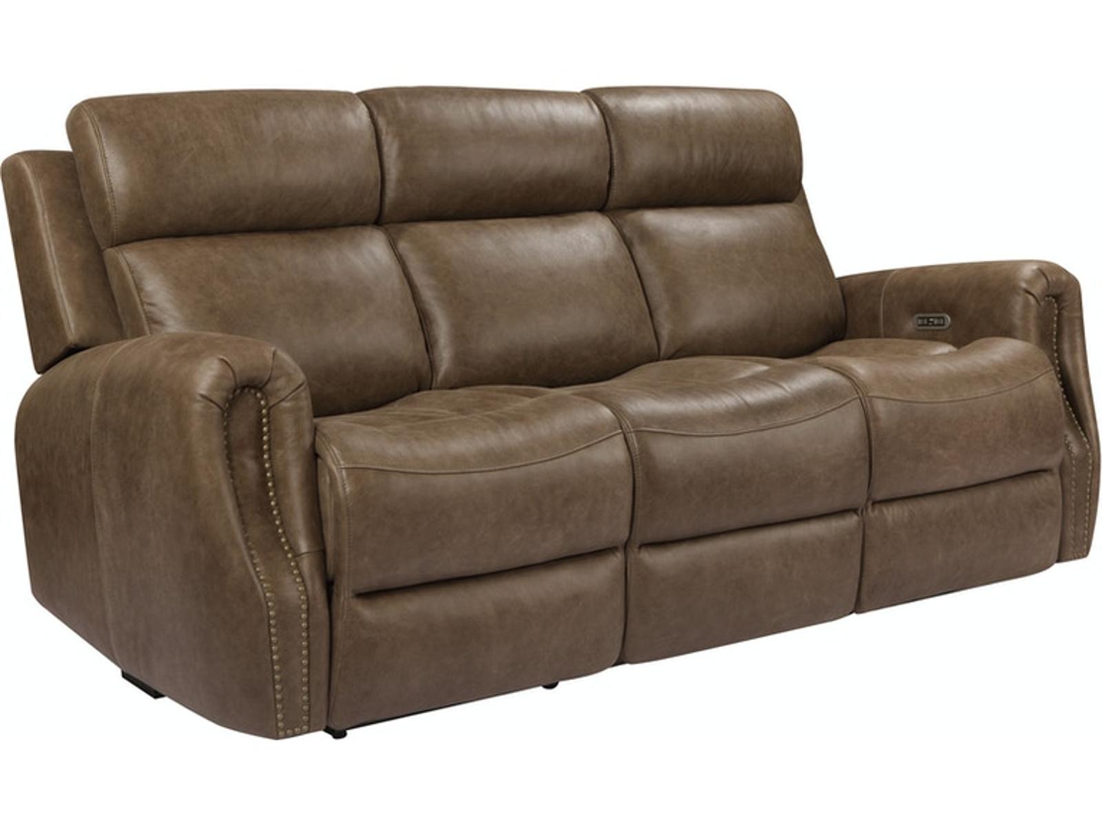 Pulaski Furniture Riley Power Recline with Power Headrest Sofa in Antique Gold image