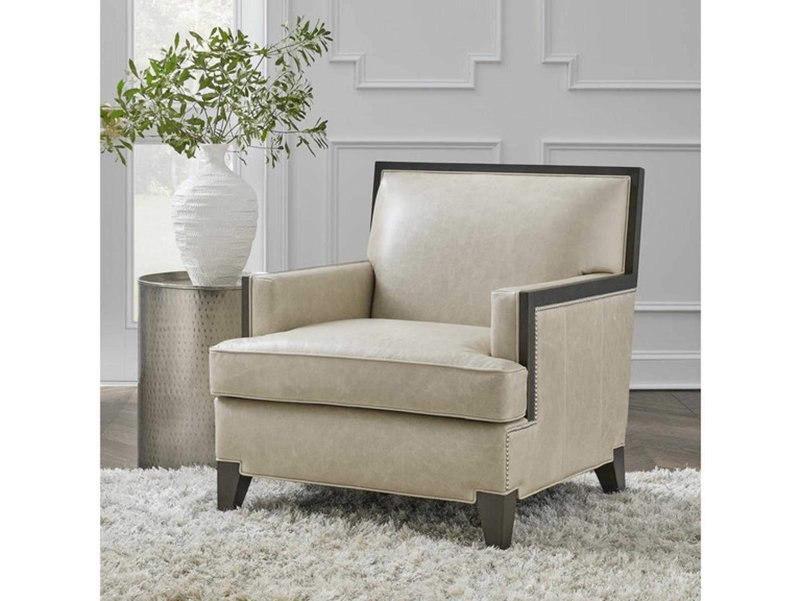 Pulaski Furniture Taylor Stationary Chair in White - Luxury Home Furniture (MI)