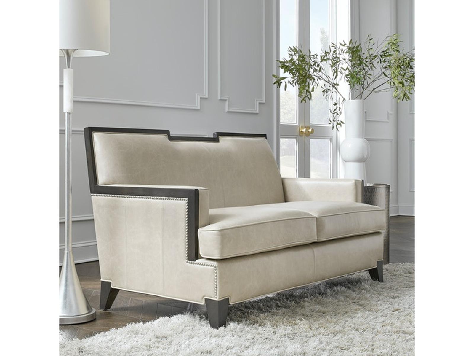 Pulaski Furniture Taylor Stationary Loveseat in White - Luxury Home Furniture (MI)