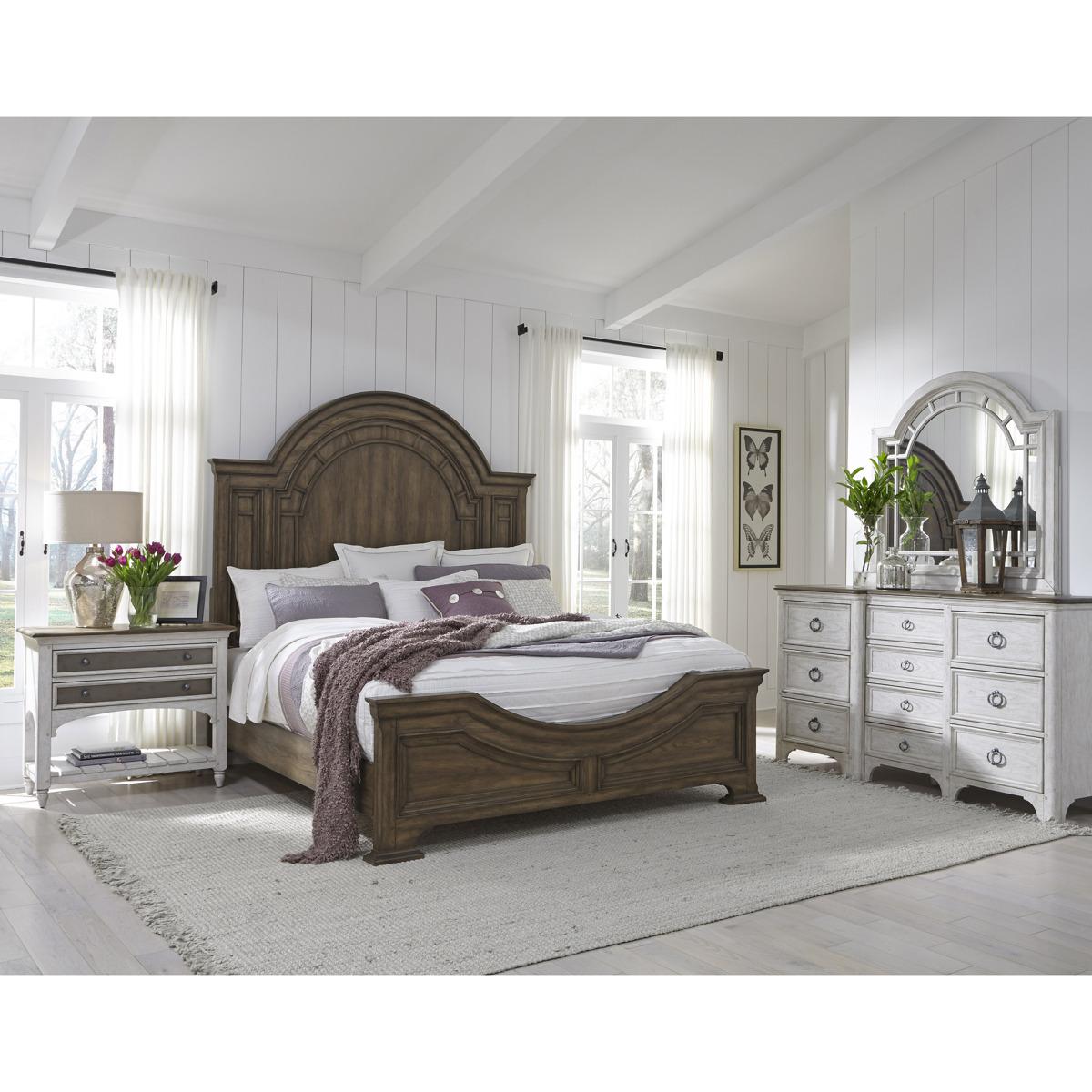 Pulaski Glendale Estates Open Nightstant in White - Luxury Home Furniture (MI)