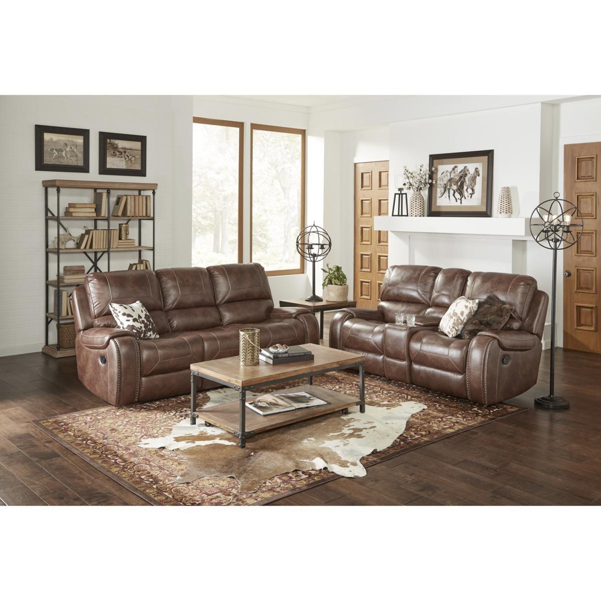 Pulaski Glider Recliner Loveseat with Storage and Charging Station - Luxury Home Furniture (MI)