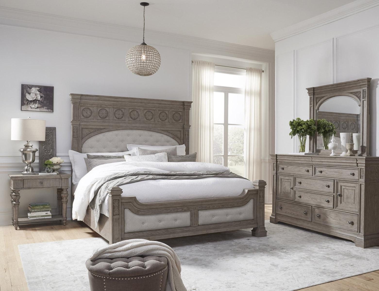Pulaski Kingsbury Queen Panel Bed in Gray - Luxury Home Furniture (MI)