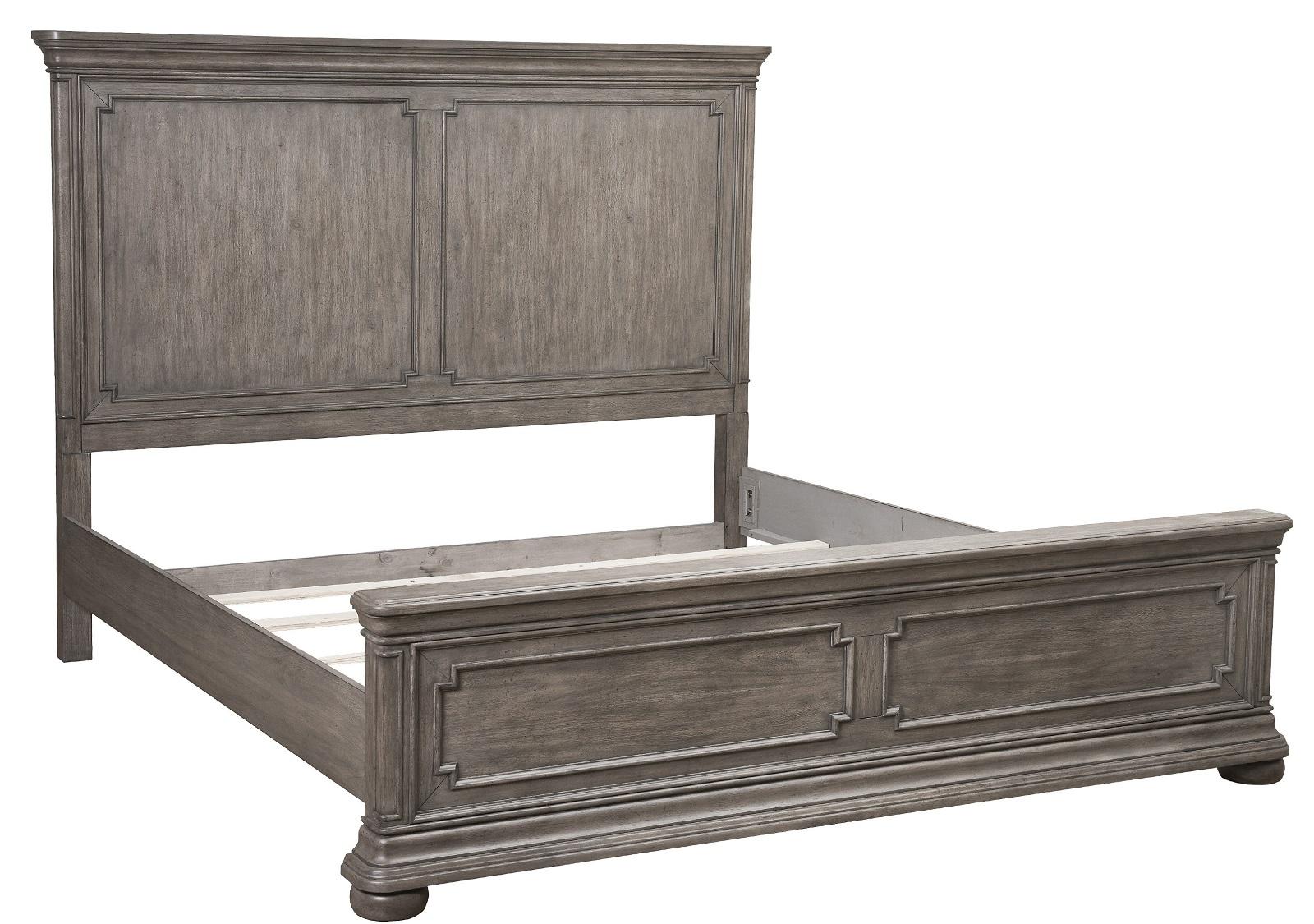 Pulaski Lasalle King Panel Bed in Natural