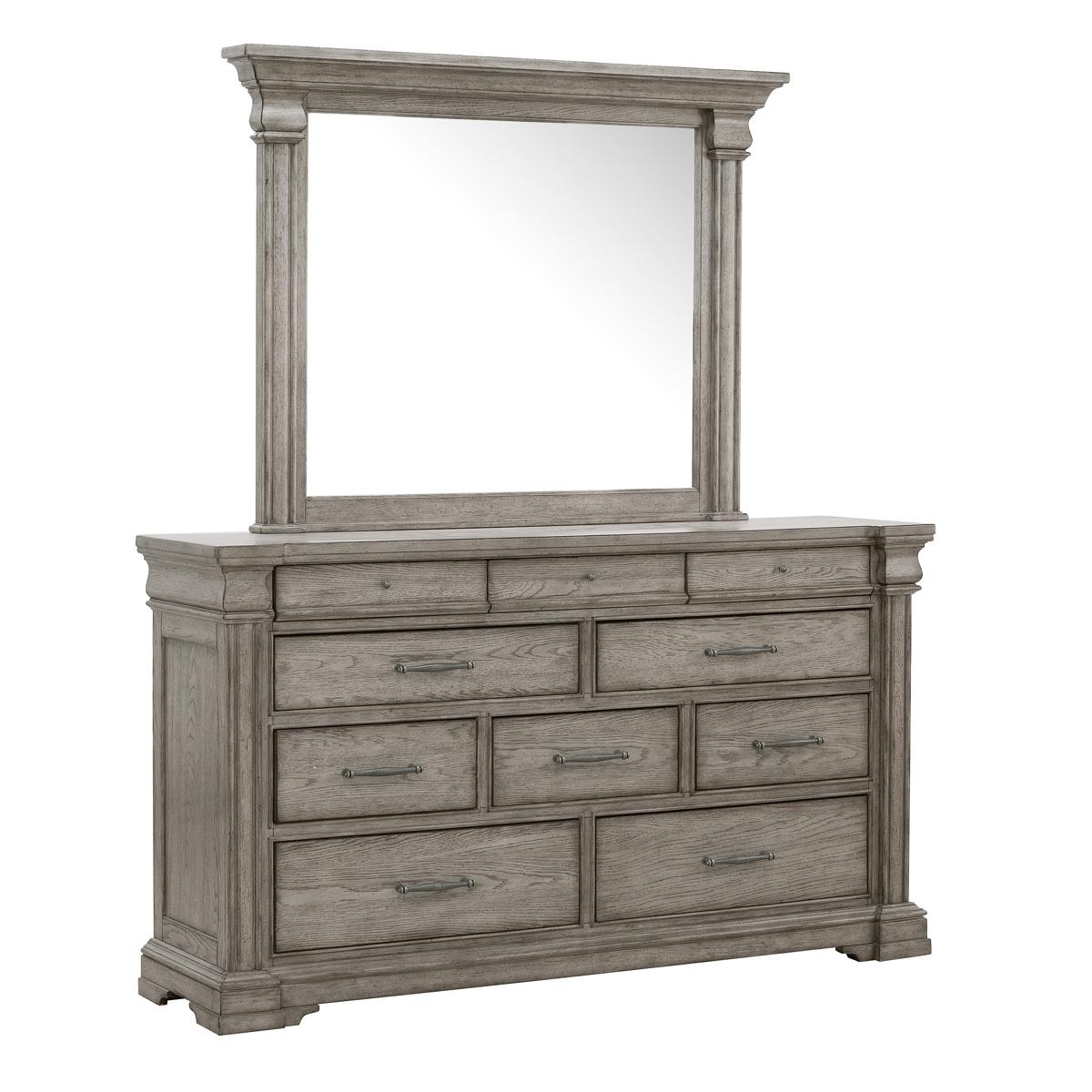 Pulaski Madison Ridge Mirror in Heritage Taupe - Luxury Home Furniture (MI)