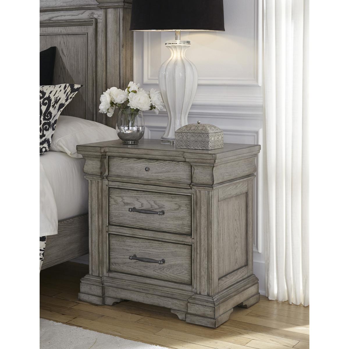 Pulaski Madison Ridge Nightstand in Heritage Taupe������P091140 - Luxury Home Furniture (MI)