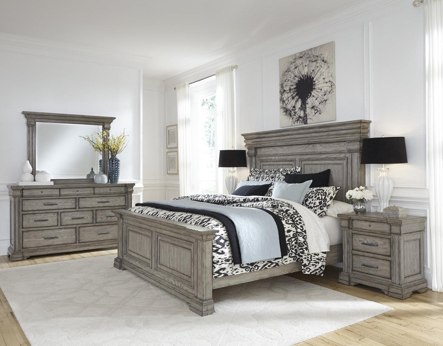 Pulaski Madison Ridge Queen Panel Bed in Heritage Taupe������P091-BR-K1 - Luxury Home Furniture (MI)