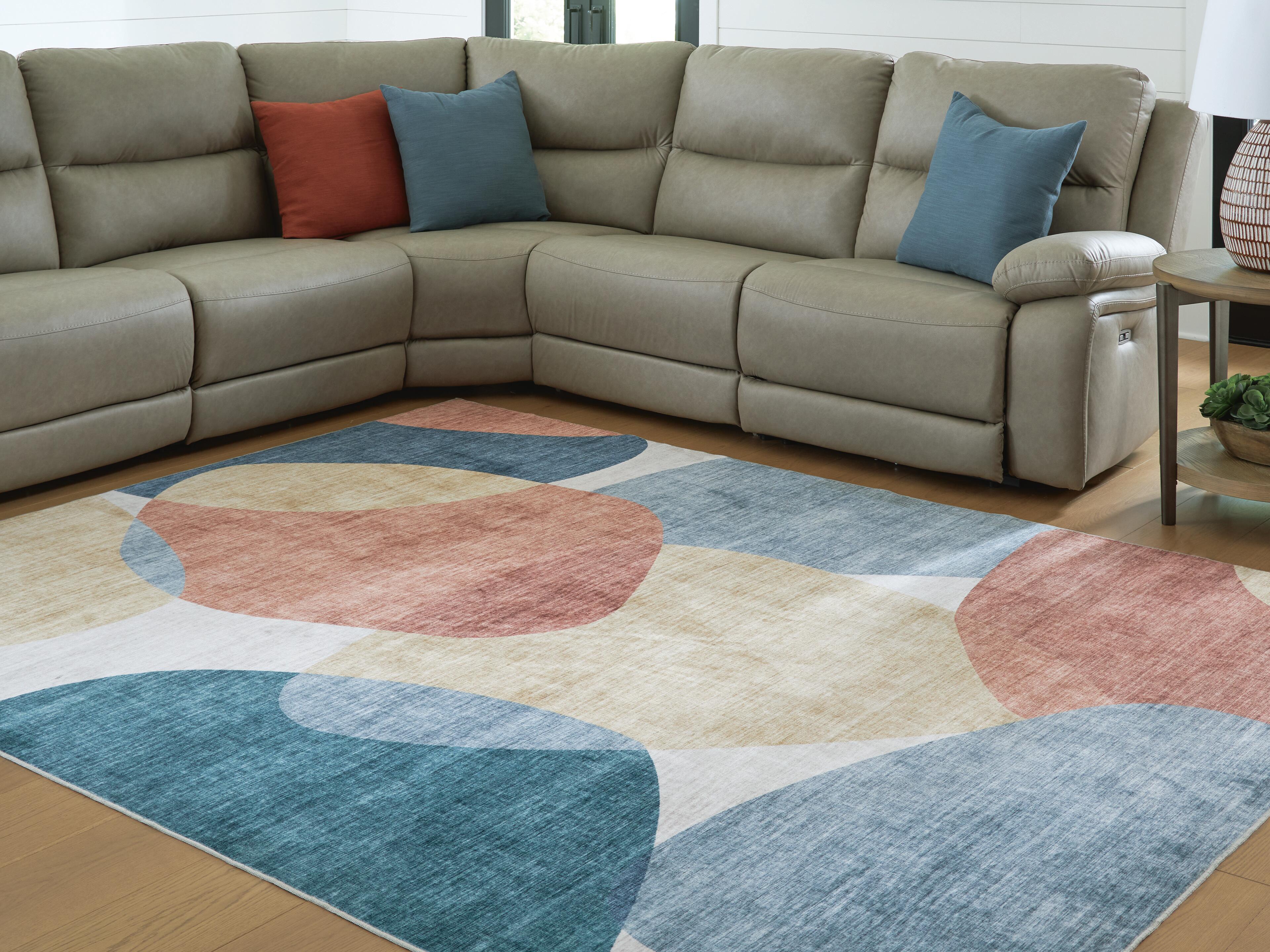 Chanleigh Washable 7'6" x 9'6" Area Rug - Luxury Home Furniture (MI)