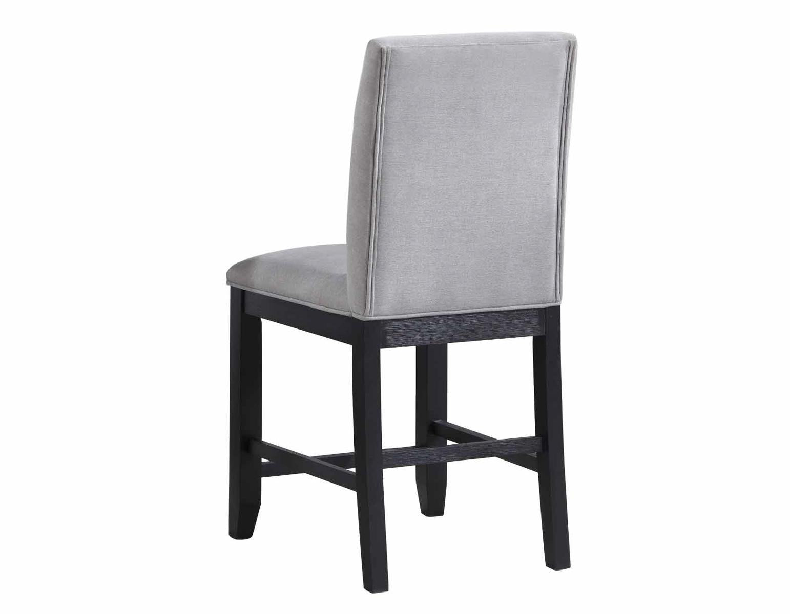 Steve Silver Yves Counter Chair in Rubbed Charcoal (Set of 2) - Luxury Home Furniture (MI)