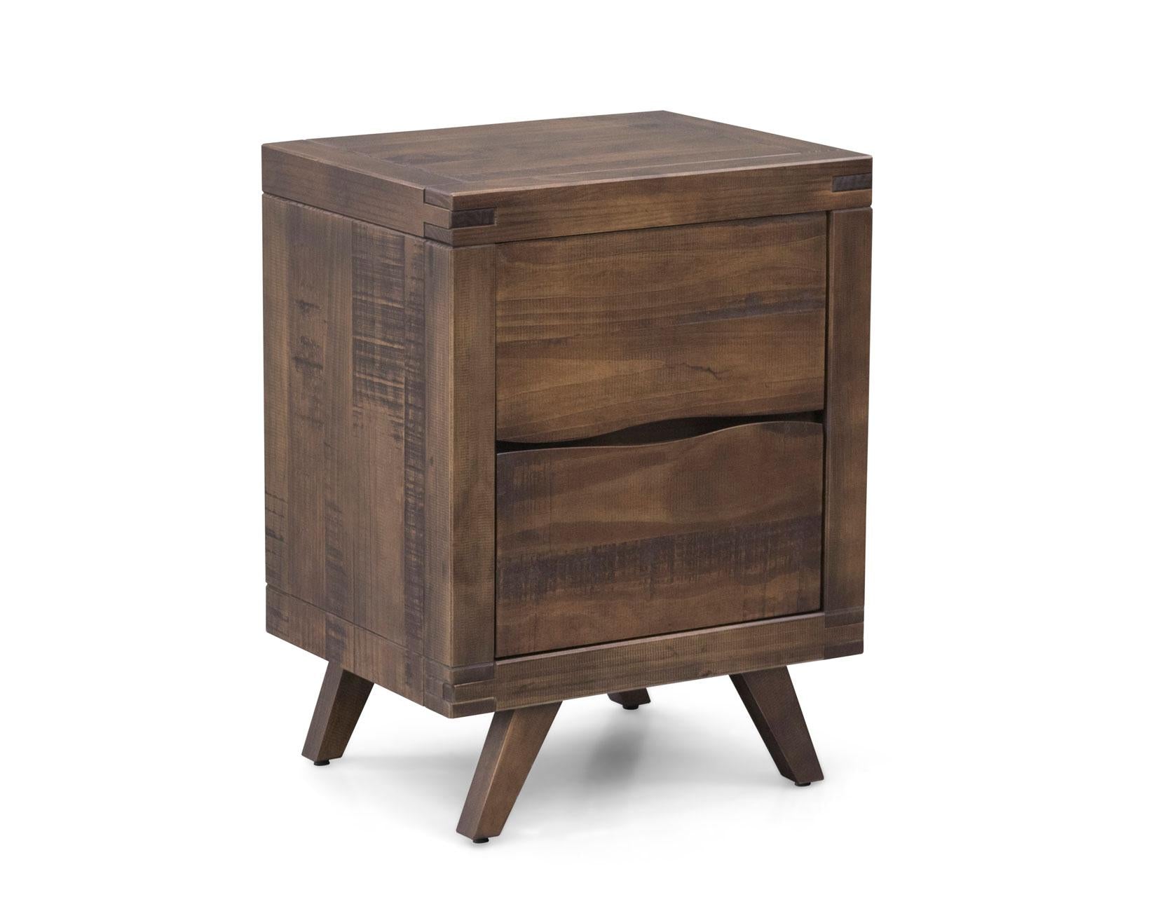 Steve Silver Pasco 2 Drawer Nightstand in Cocoa