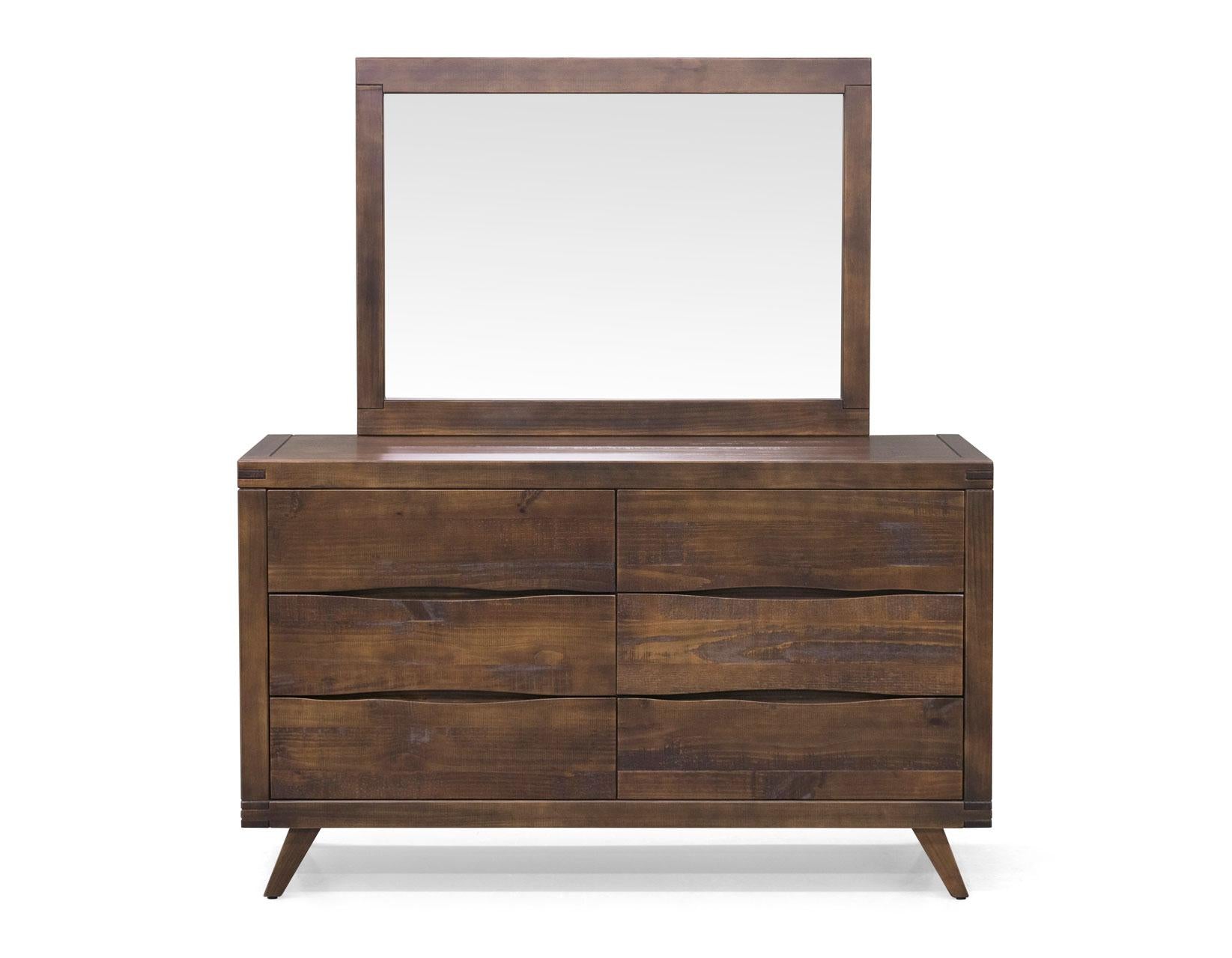 Steve Silver Pasco 6 Drawer Dresser in Cocoa - Luxury Home Furniture (MI)