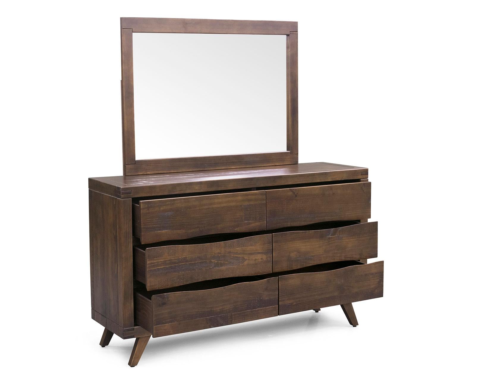 Steve Silver Pasco 6 Drawer Dresser in Cocoa - Luxury Home Furniture (MI)