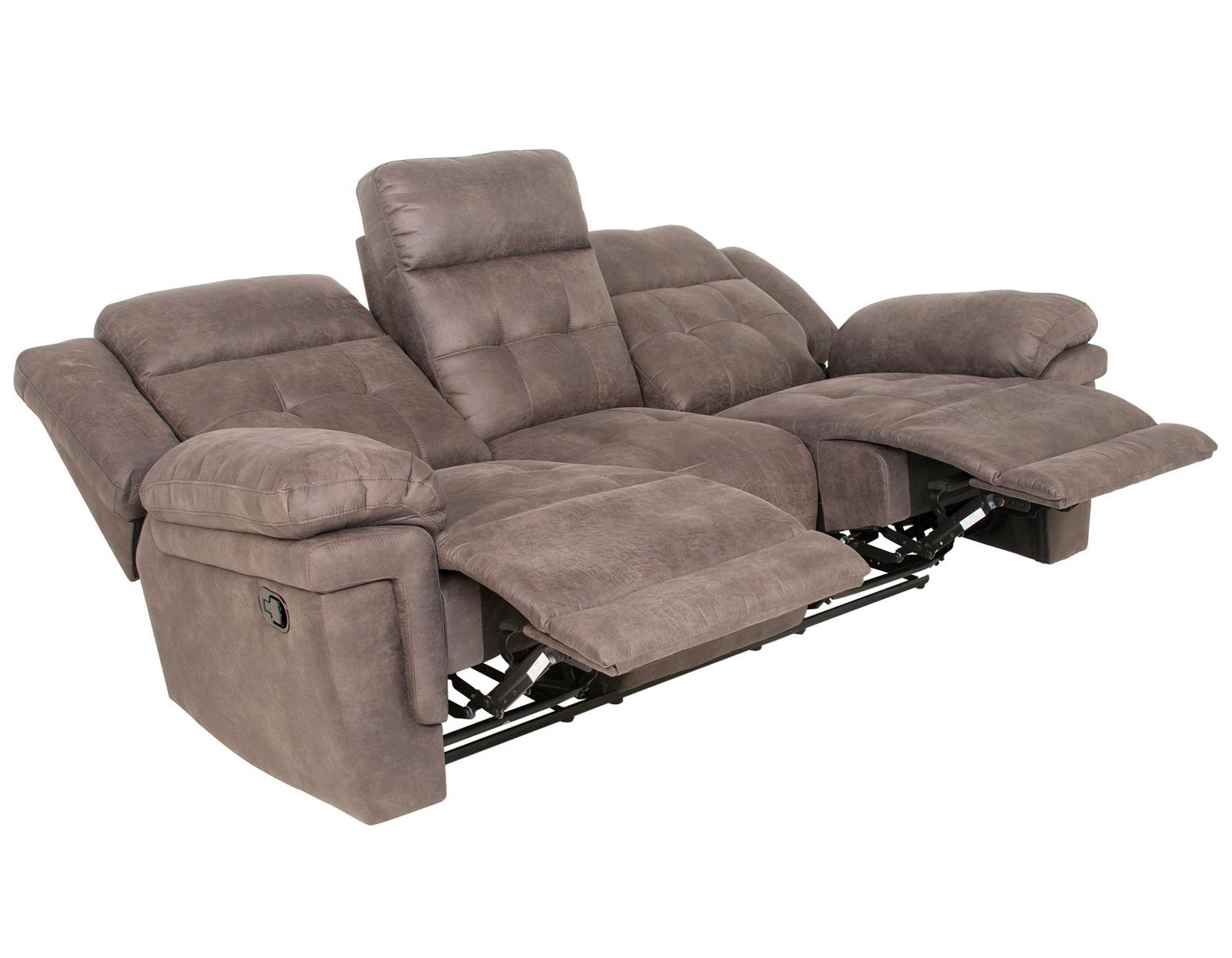 Steve Silver Anastasia Manual Reclining Sofa in Grey - Luxury Home Furniture (MI)