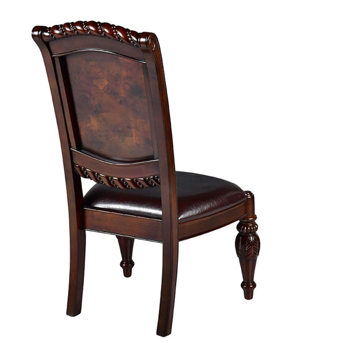 Steve Silver Antoinette Side Chair (Set of 2) in Rich Cherry - Luxury Home Furniture (MI)