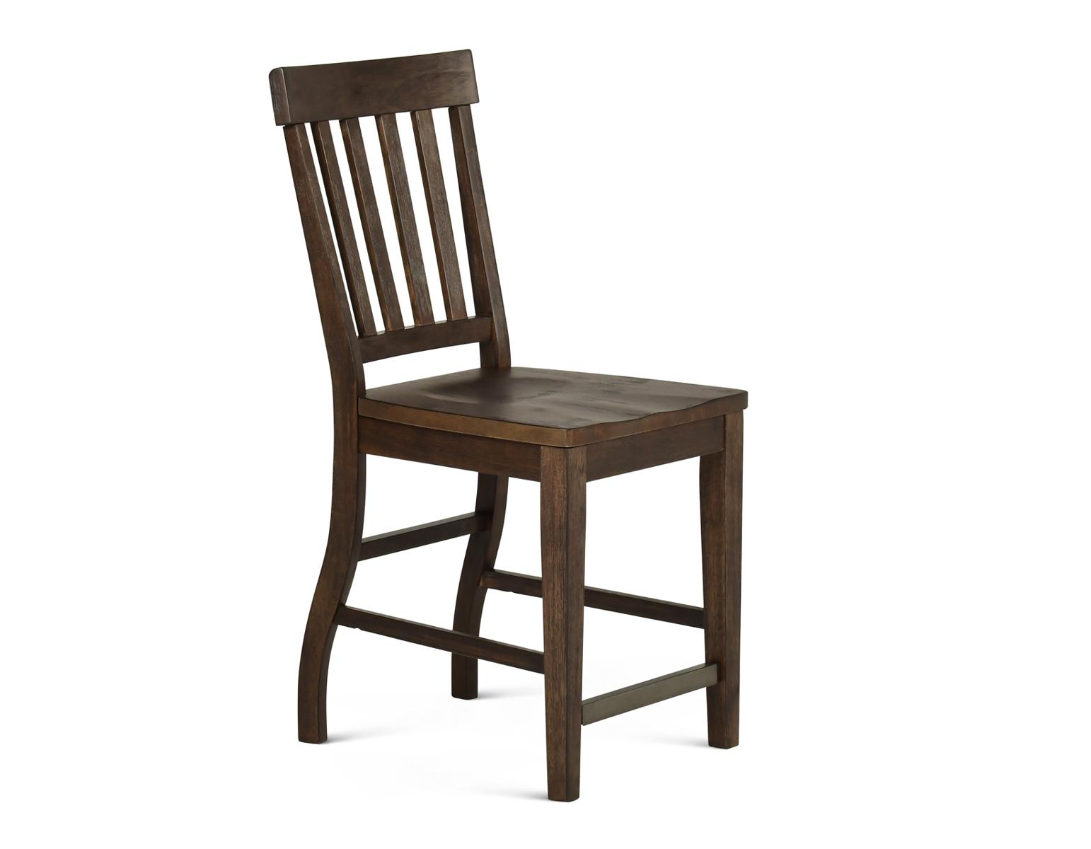Steve Silver Cayla Counter Chair in Dark Oak (Set of 2) - Luxury Home Furniture (MI)