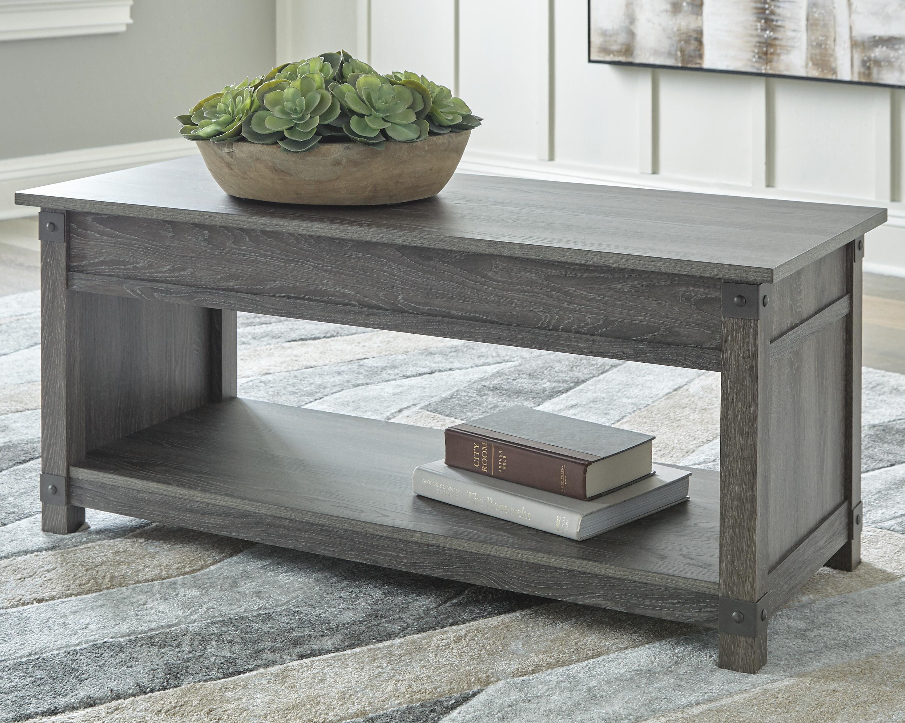 Freedan Lift-Top Coffee Table - Luxury Home Furniture (MI)