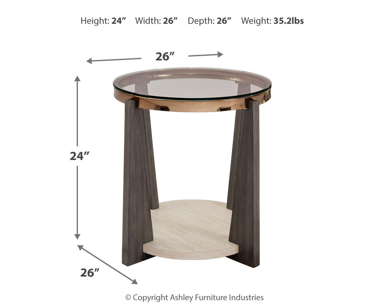 Frazwa Occasional Table Set - Luxury Home Furniture (MI)