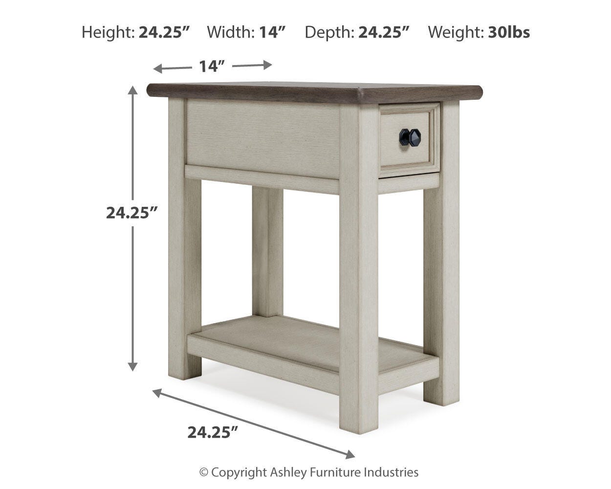 Bolanburg Chairside End Table - Luxury Home Furniture (MI)