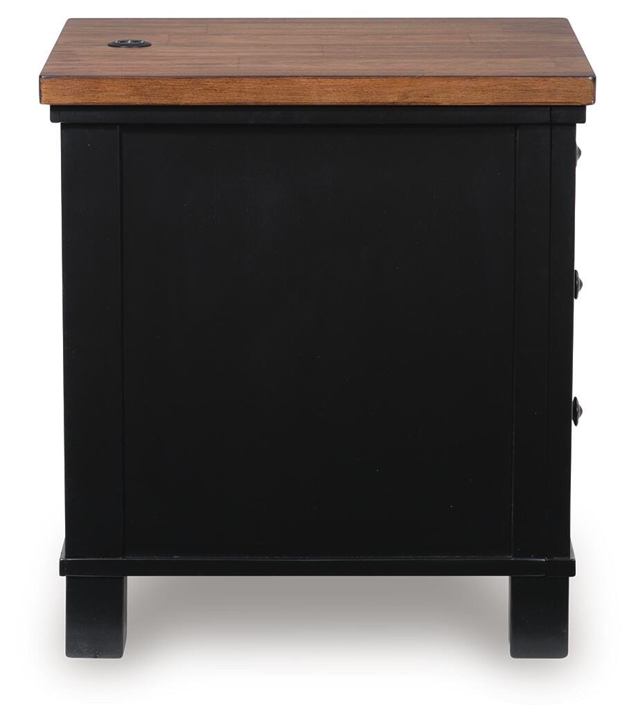 Wildenauer Chairside End Table - Luxury Home Furniture (MI)