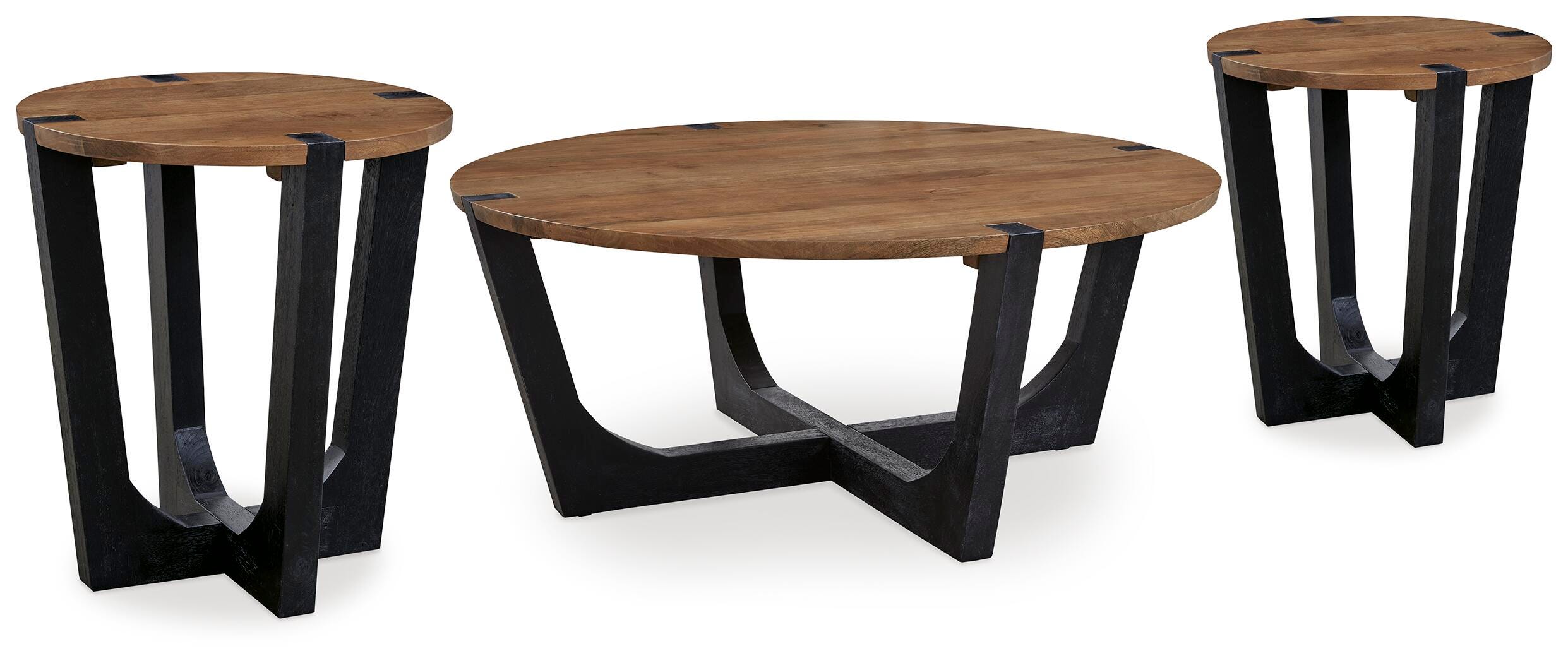 Hanneforth Occasional Table Set - Luxury Home Furniture (MI)