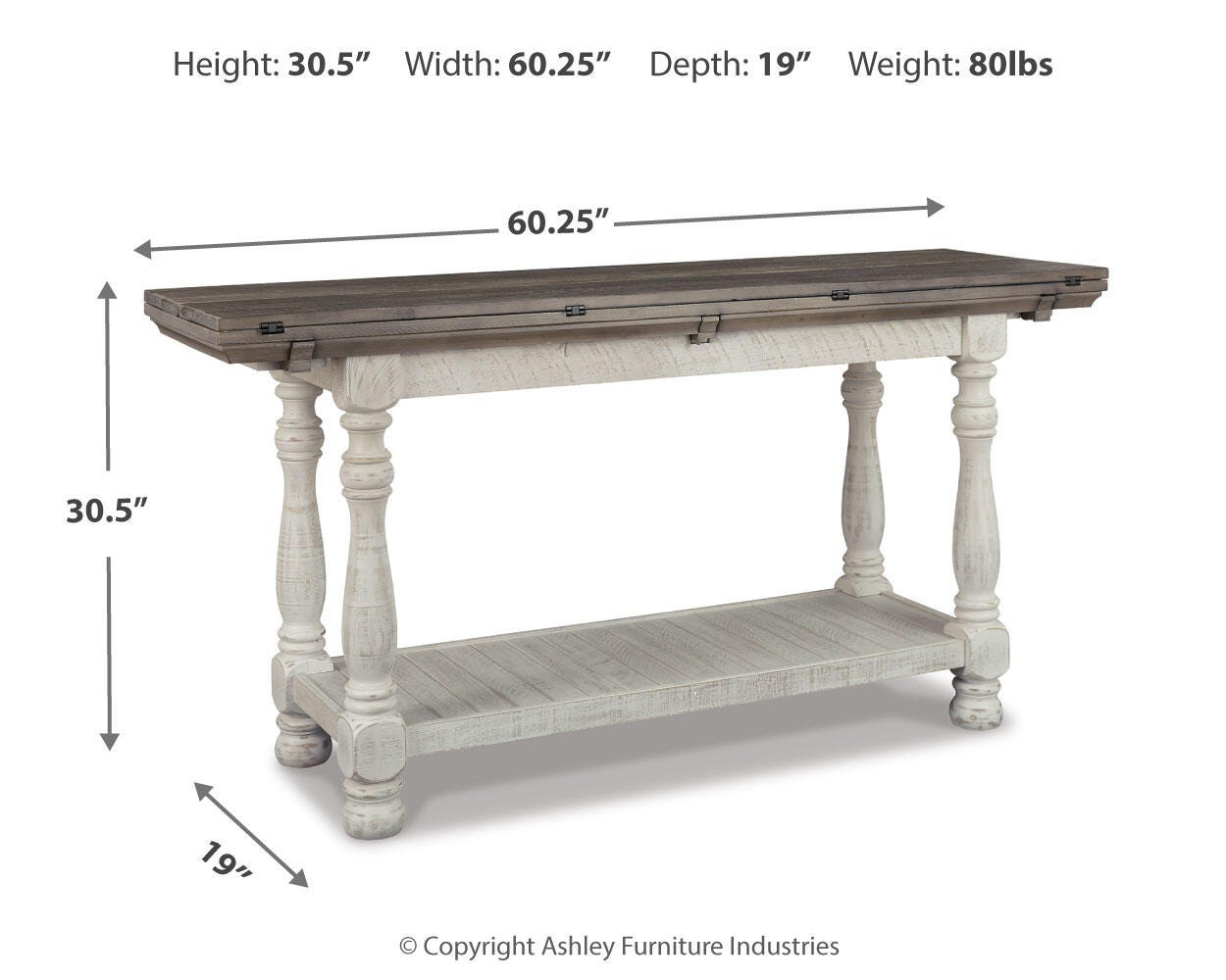 Havalance Sofa/Console Table - Luxury Home Furniture (MI)