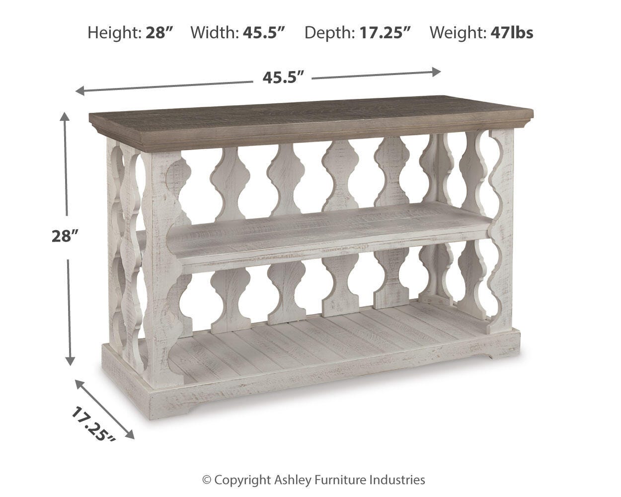Havalance Sofa/Console Table - Luxury Home Furniture (MI)