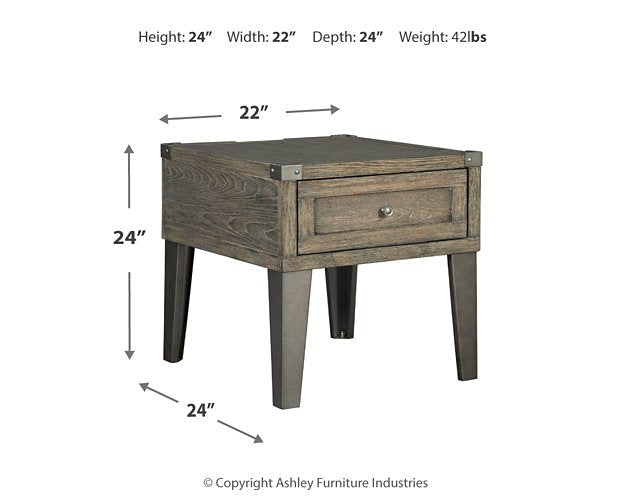 Chazney End Table - Luxury Home Furniture (MI)