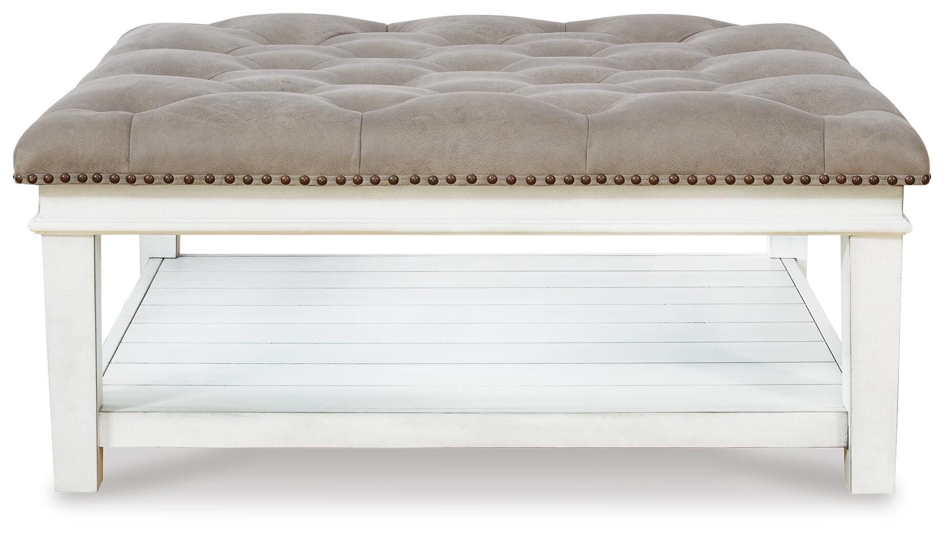 Kanwyn Upholstered Ottoman Coffee Table - Luxury Home Furniture (MI)