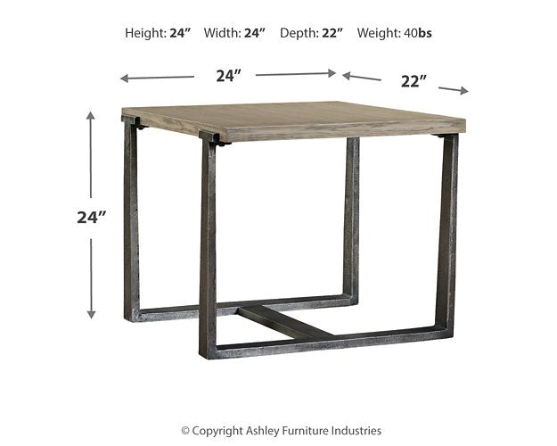 Dalenville End Table - Luxury Home Furniture (MI)
