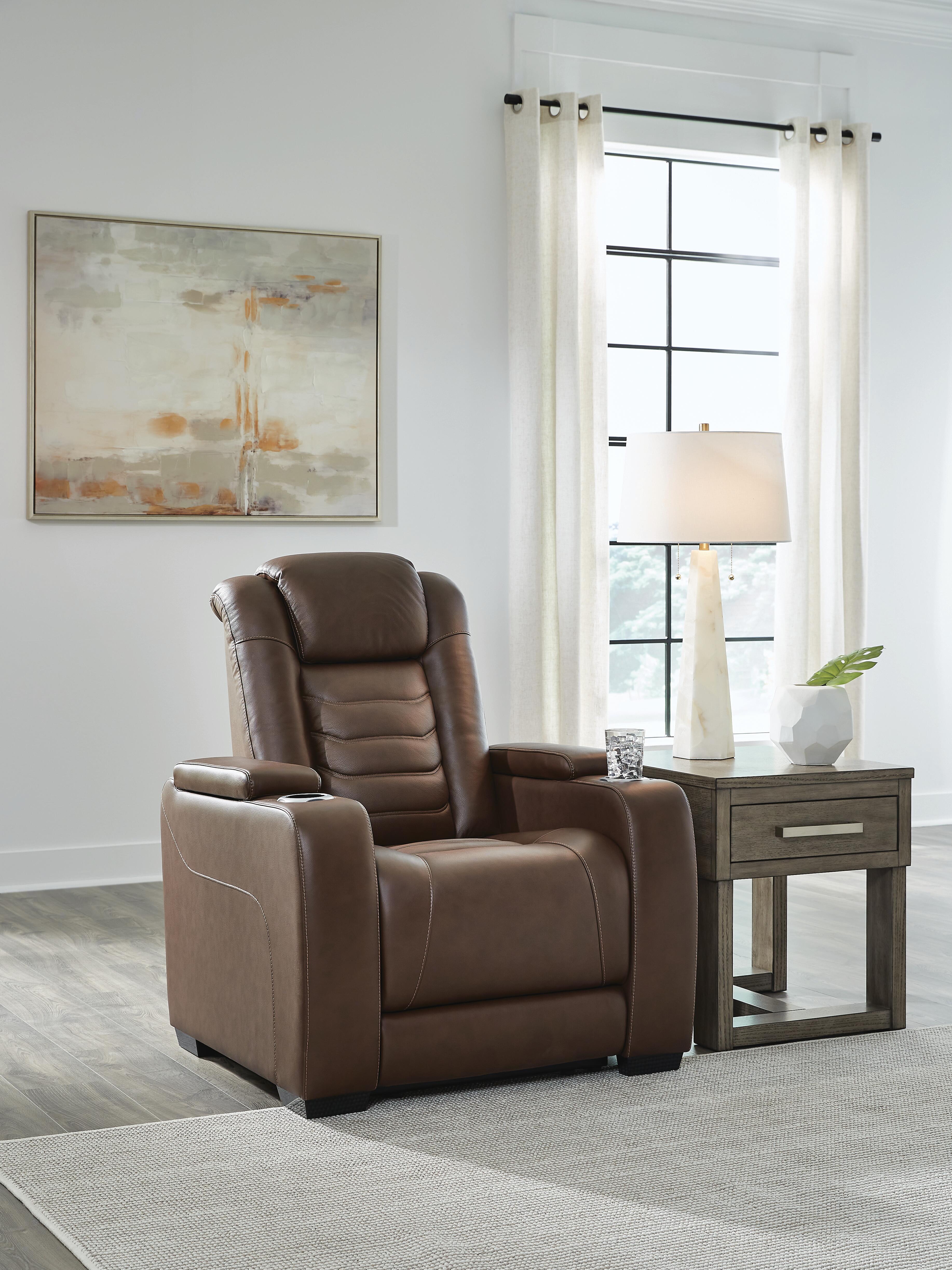 High Impact Power Recliner - Luxury Home Furniture (MI)