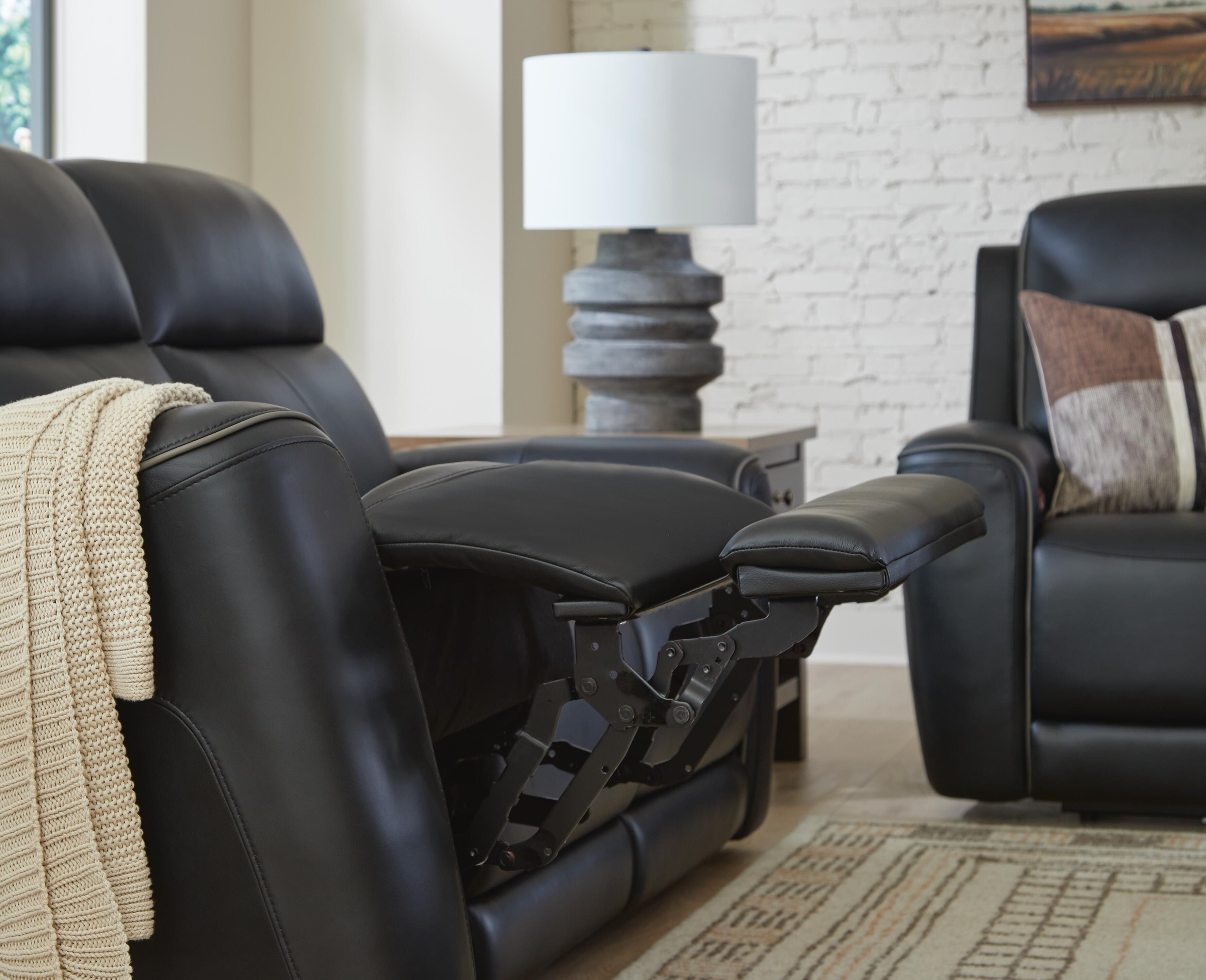 5Z-Relaxation Power Reclining Loveseat with Console - Luxury Home Furniture (MI)