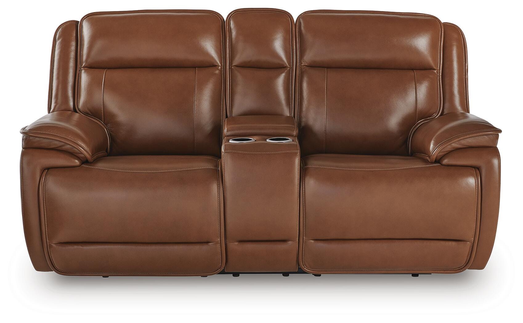 Healy Pier Power Reclining Loveseat with Console - Luxury Home Furniture (MI)