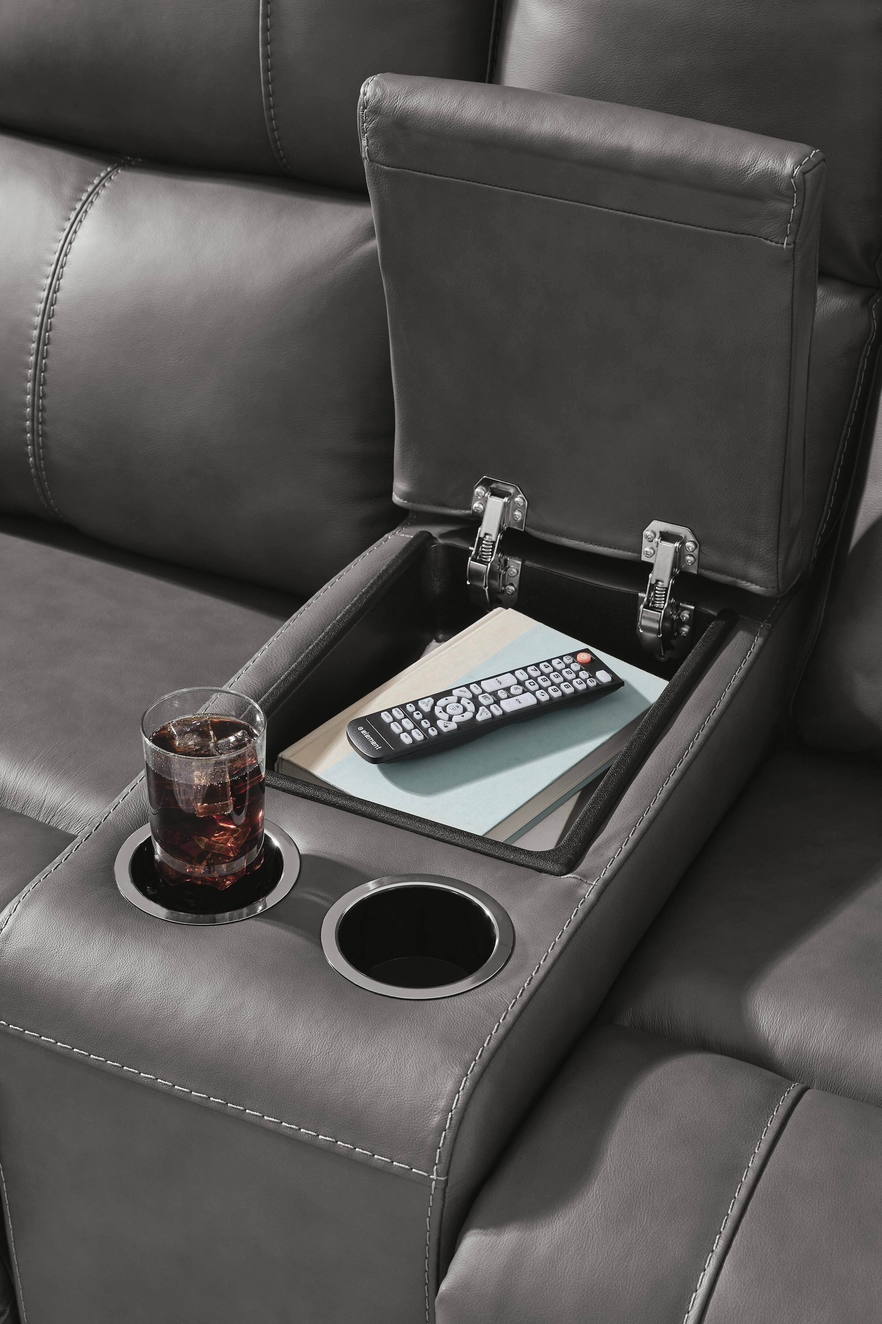 Bleckley Power Reclining Loveseat with Console - Luxury Home Furniture (MI)