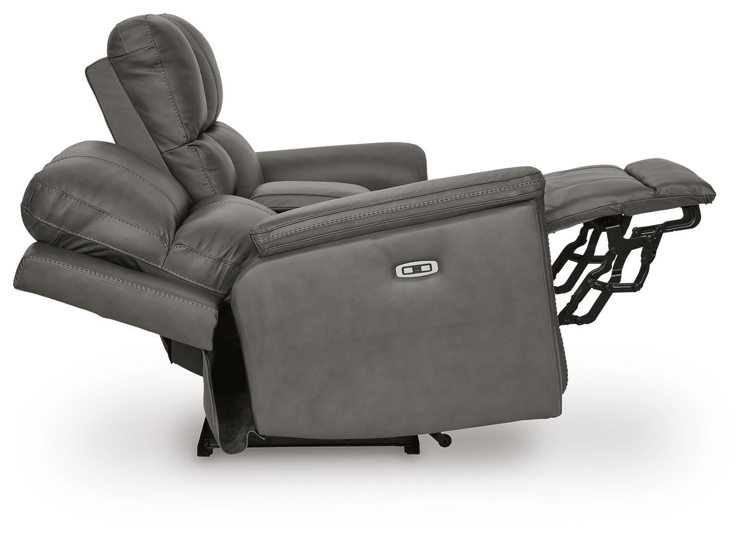 Bleckley Power Reclining Loveseat with Console - Luxury Home Furniture (MI)