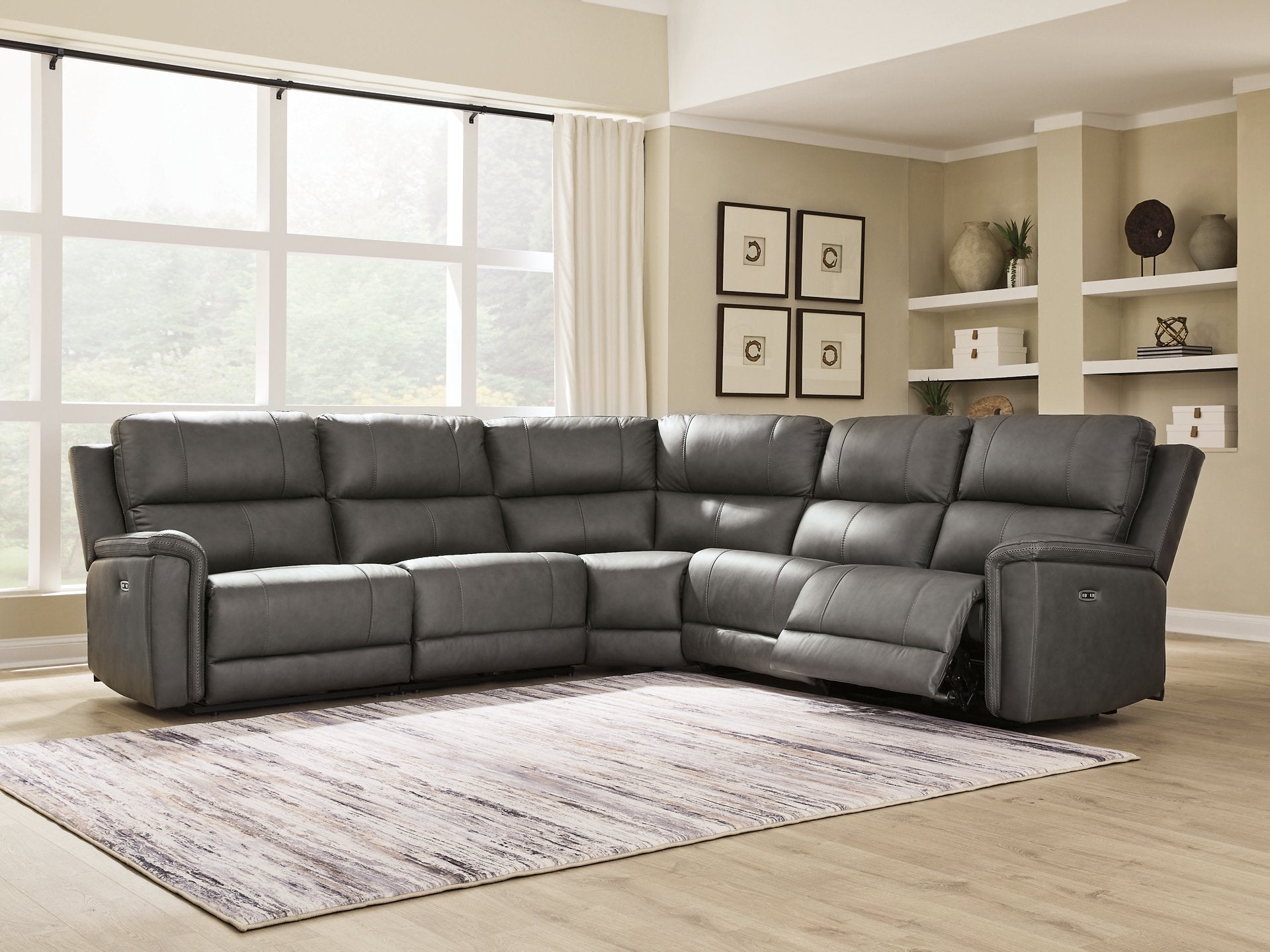 Bleckley Power Reclining Sectional - Luxury Home Furniture (MI)