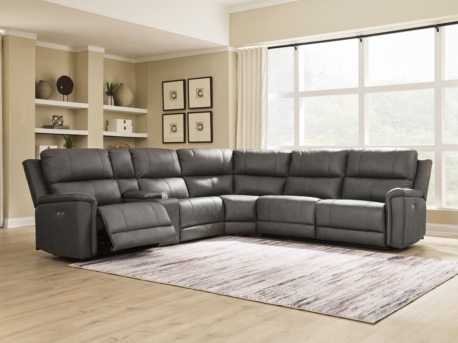 Bleckley Power Reclining Sectional - Luxury Home Furniture (MI)
