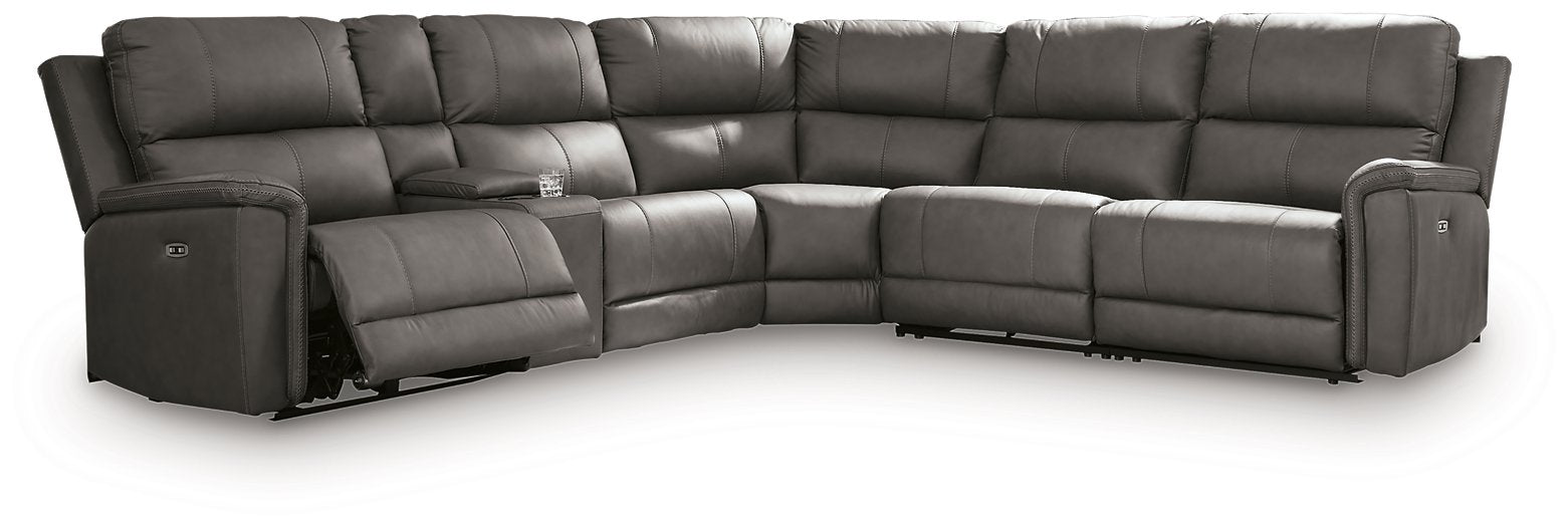 Bleckley Power Reclining Sectional - Luxury Home Furniture (MI)