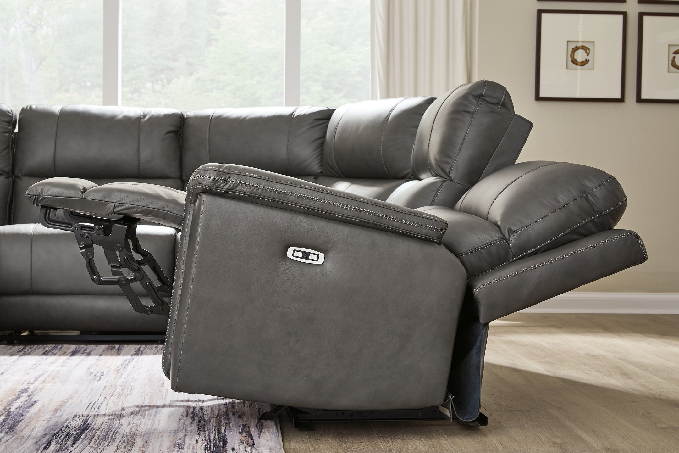 Bleckley Power Reclining Sectional - Luxury Home Furniture (MI)