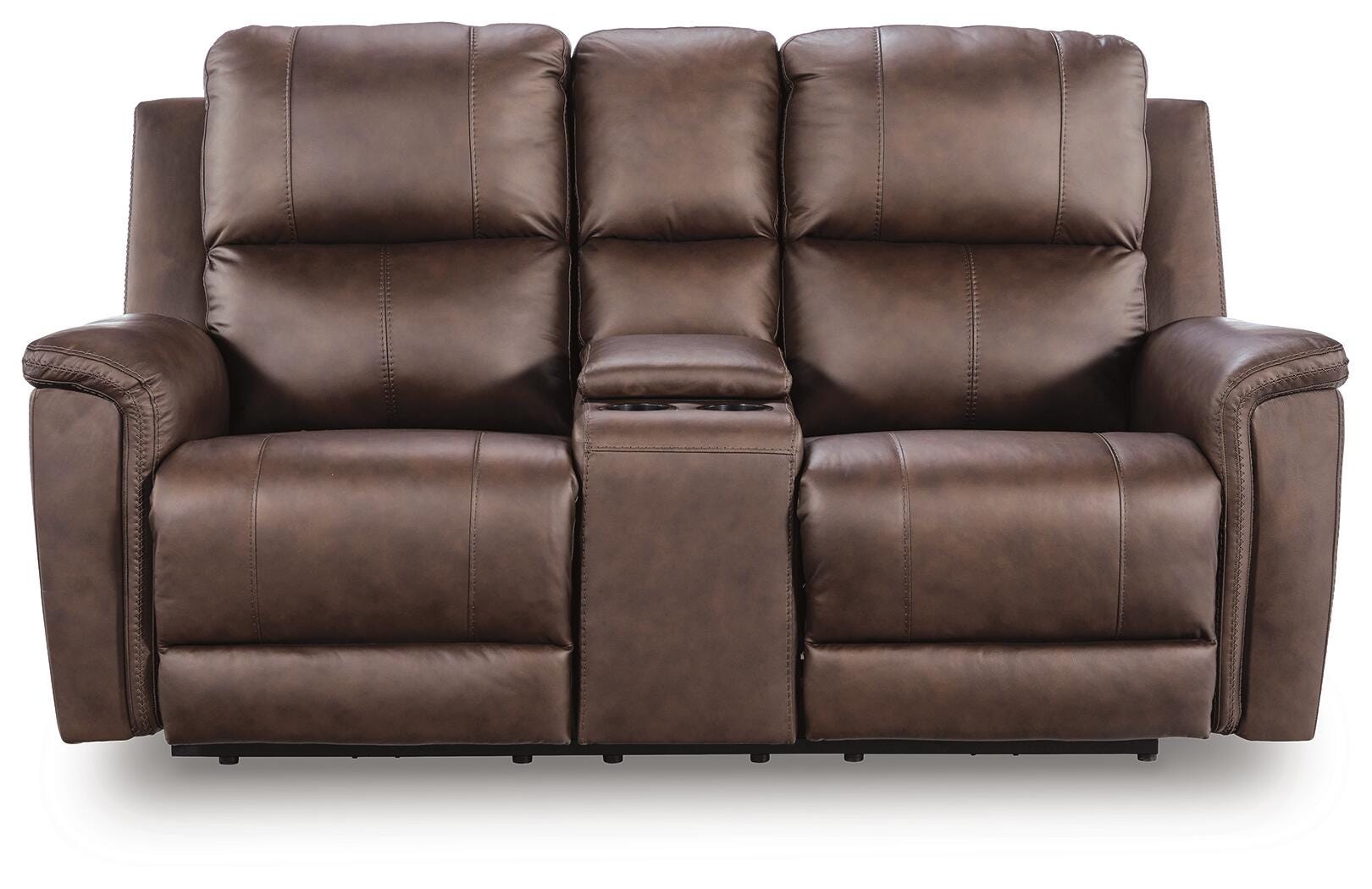 Bleckley Power Reclining Loveseat with Console - Luxury Home Furniture (MI)