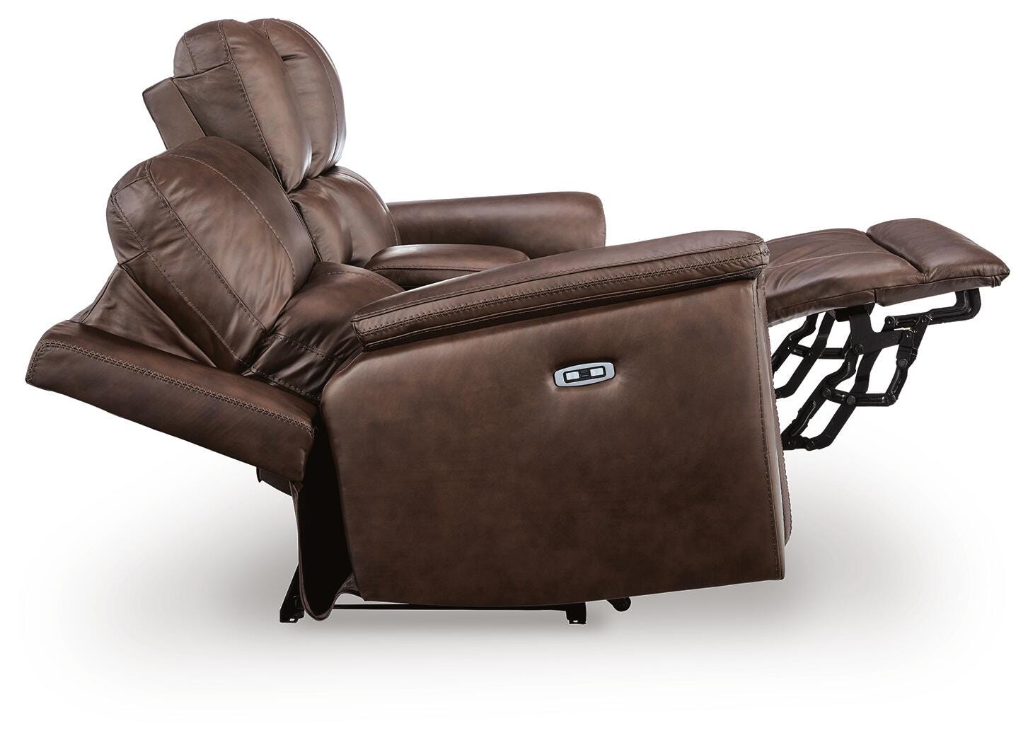 Bleckley Power Reclining Loveseat with Console - Luxury Home Furniture (MI)