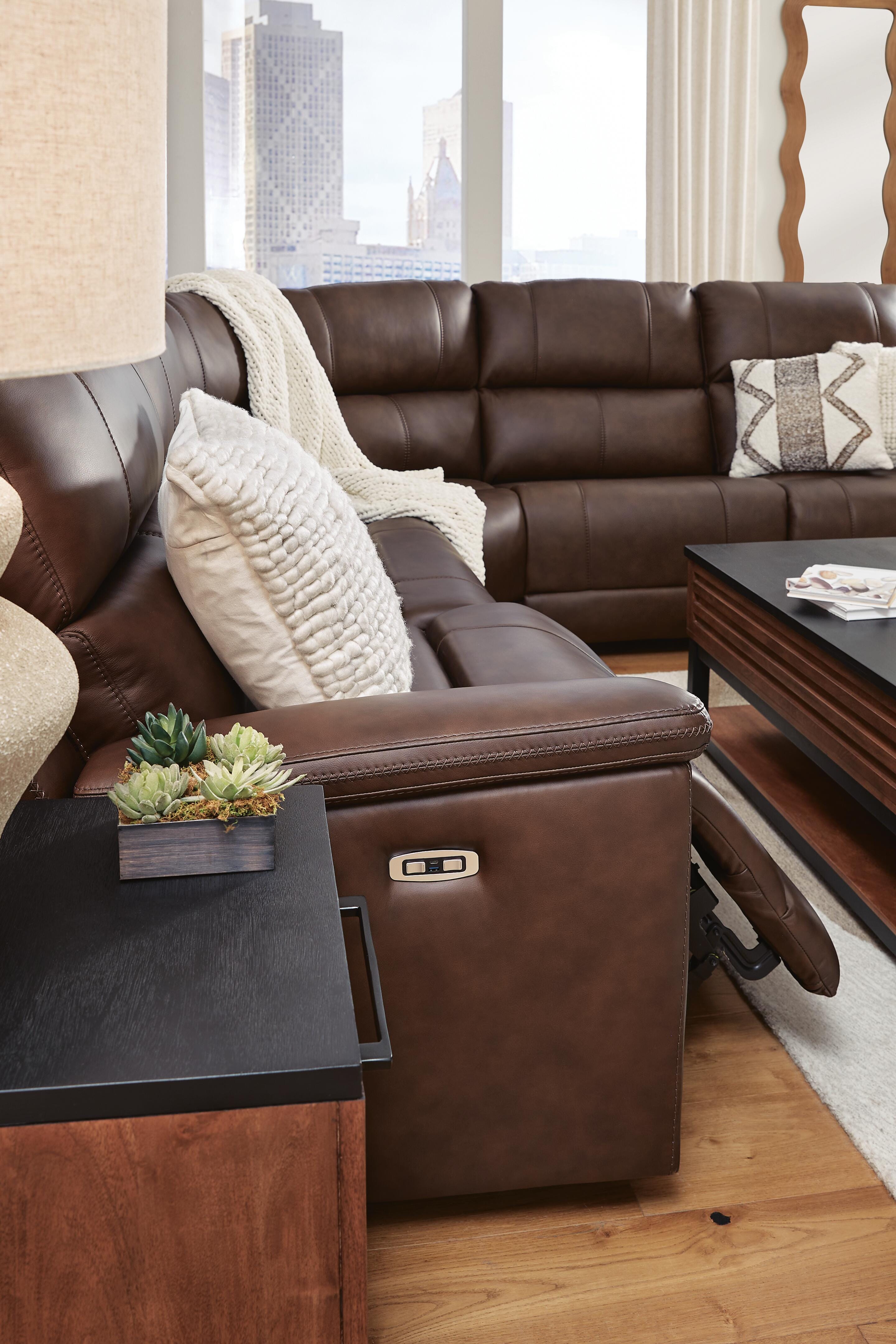 Bleckley Power Reclining Sectional - Luxury Home Furniture (MI)
