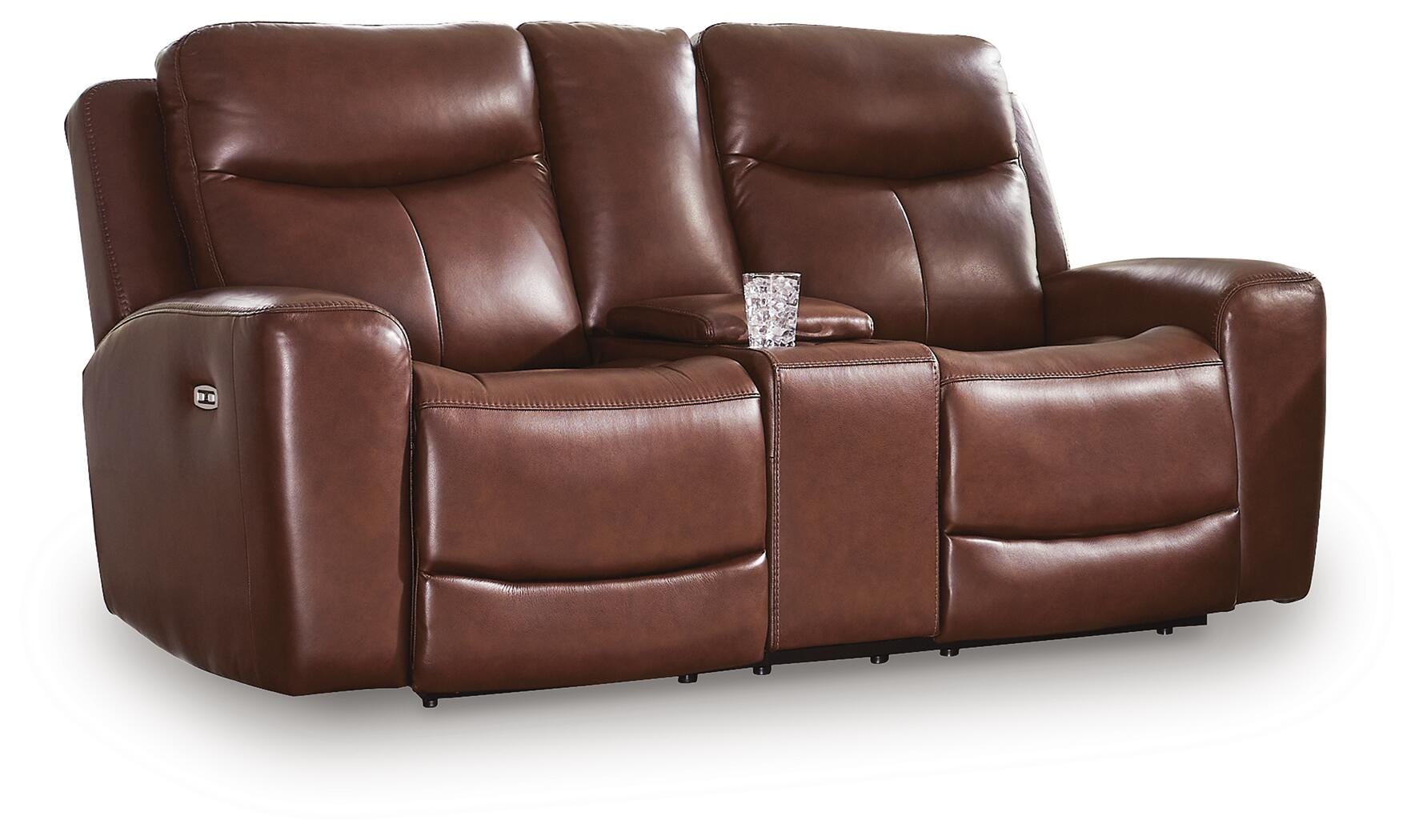 Next Move Power Reclining Loveseat with Console - Luxury Home Furniture (MI)