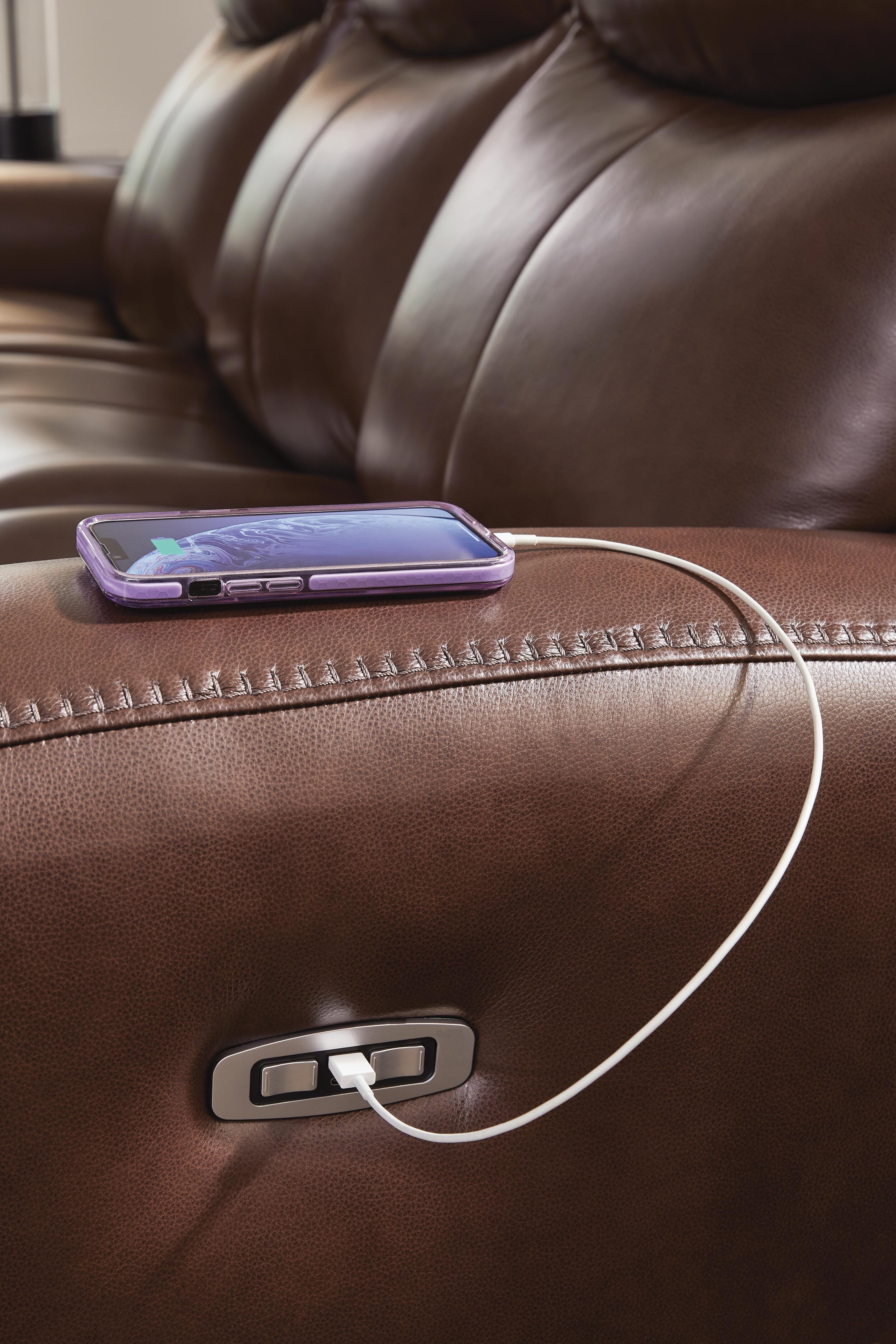 Next Move Power Reclining Sofa - Luxury Home Furniture (MI)