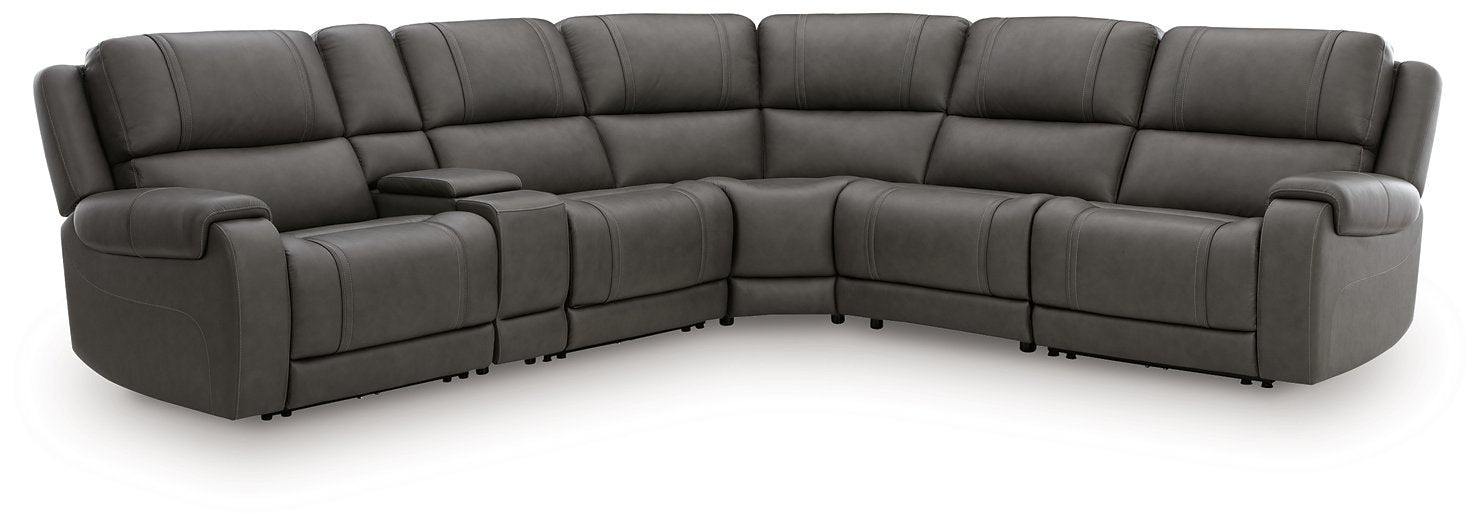 5Z - Pittson Power Reclining Sectional - Luxury Home Furniture (MI)