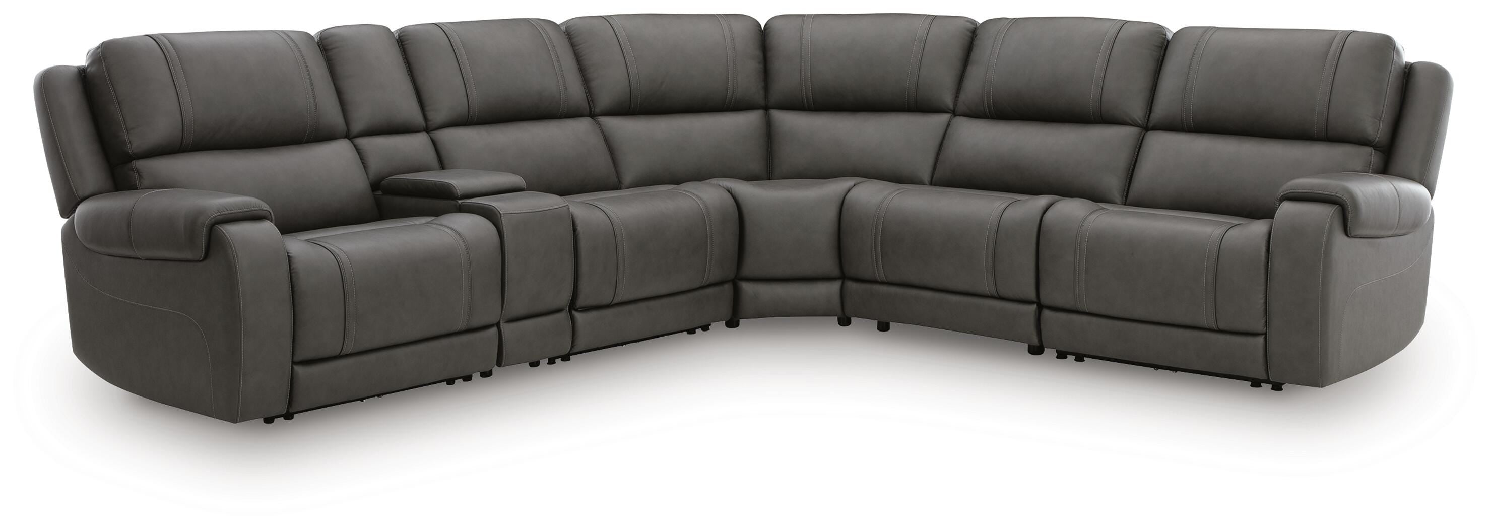 5Z - Pittson Power Reclining Sectional - Luxury Home Furniture (MI)